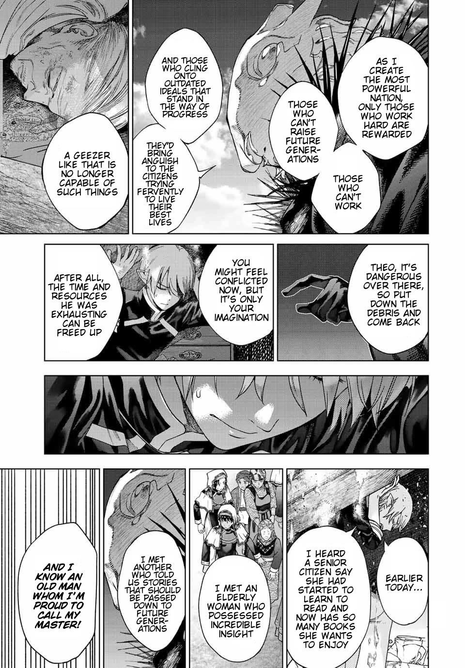 Toshokan no Daimajutsushi Chapter 38 page 33 - Chapter 38: We Will Protect You Now
