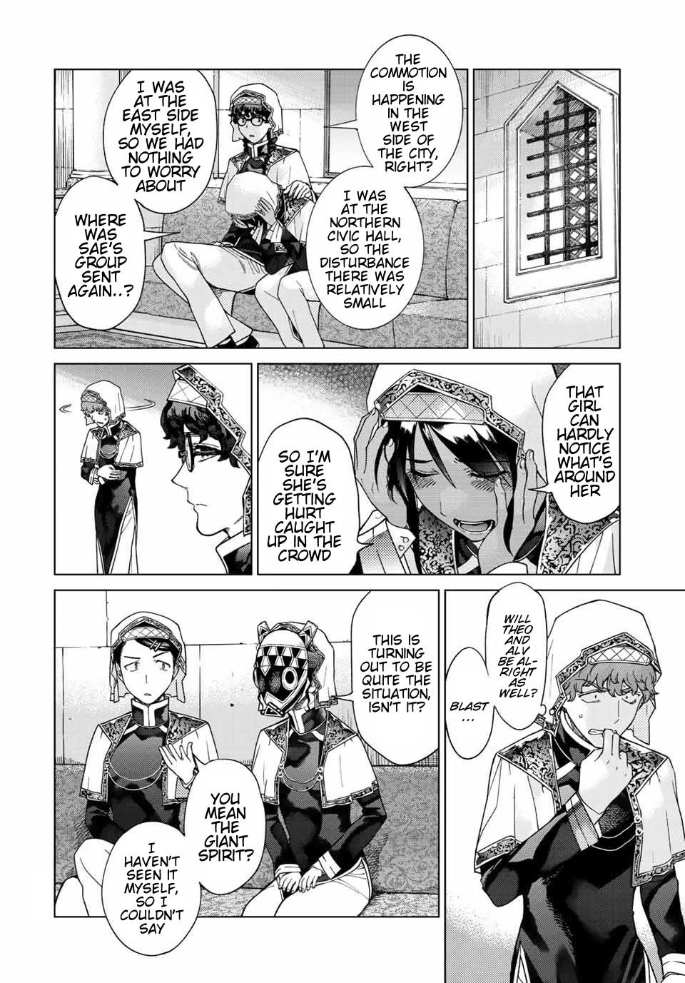 Toshokan no Daimajutsushi Chapter 38 page 5 - Chapter 38: We Will Protect You Now