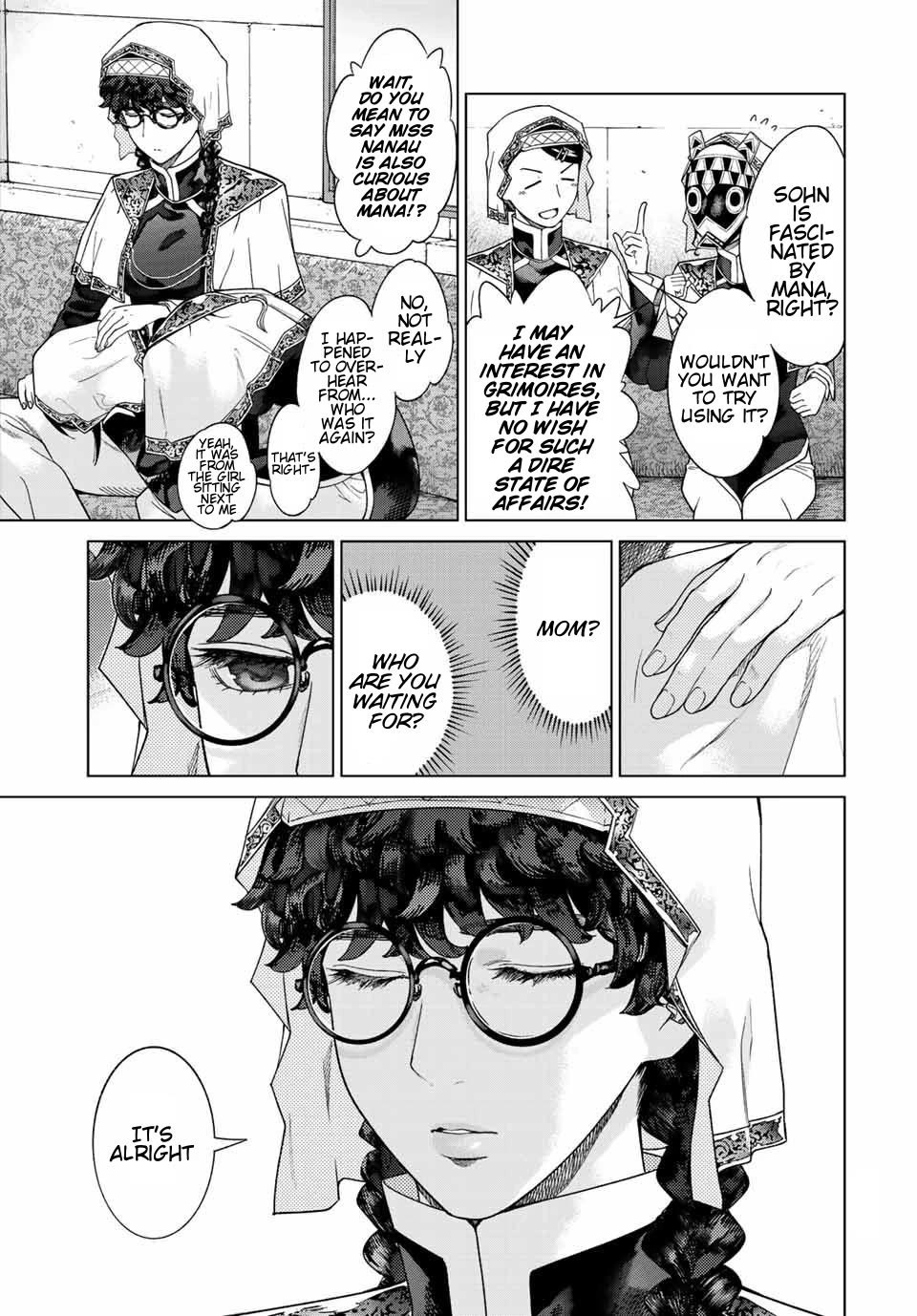 Toshokan no Daimajutsushi Chapter 38 page 8 - Chapter 38: We Will Protect You Now