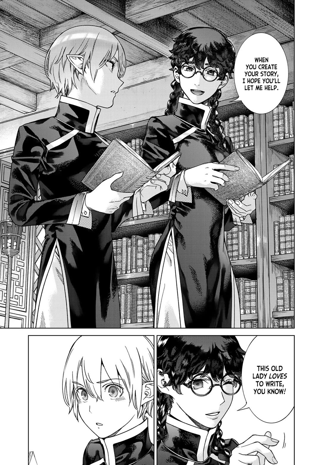Toshokan no Daimajutsushi Chapter 39 page 49 - Chapter 39: Solitude of a Hundred Years