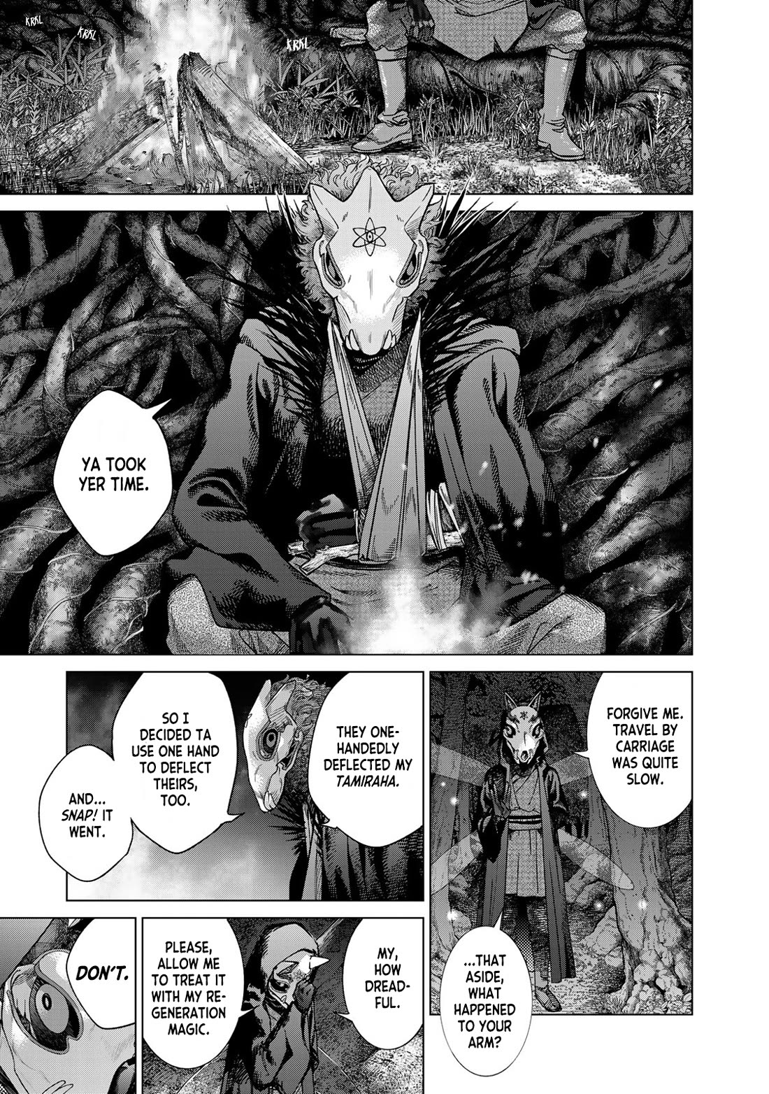 Toshokan no Daimajutsushi Chapter 39 page 5 - Chapter 39: Solitude of a Hundred Years