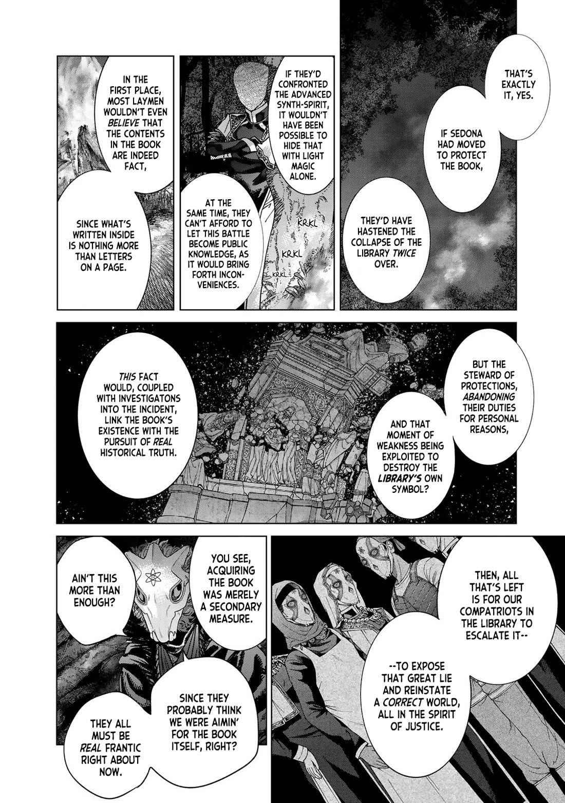 Toshokan no Daimajutsushi Chapter 39 page 8 - Chapter 39: Solitude of a Hundred Years