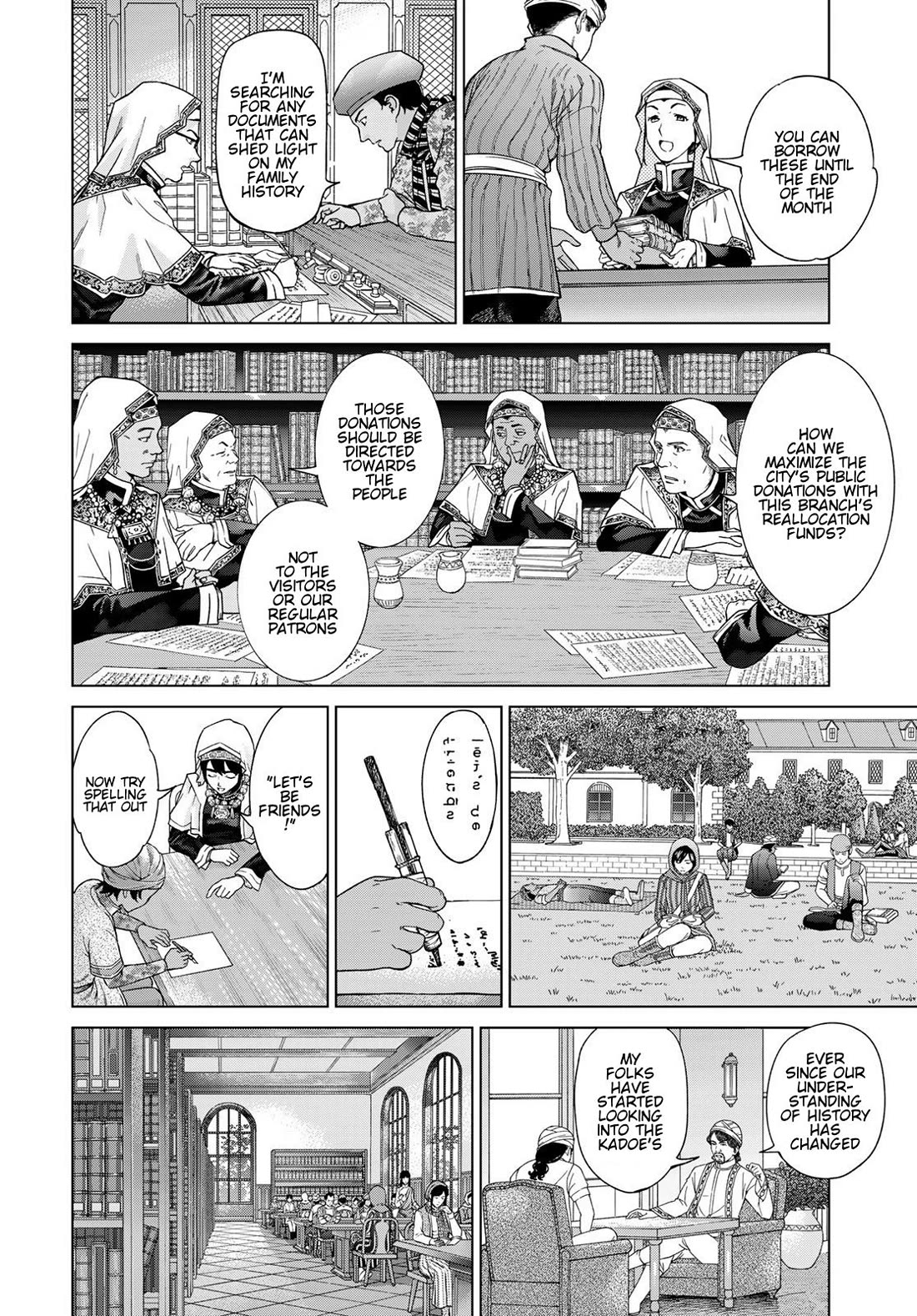 Toshokan no Daimajutsushi Chapter 40 page 4 - Chapter 40: A Word from The Steward