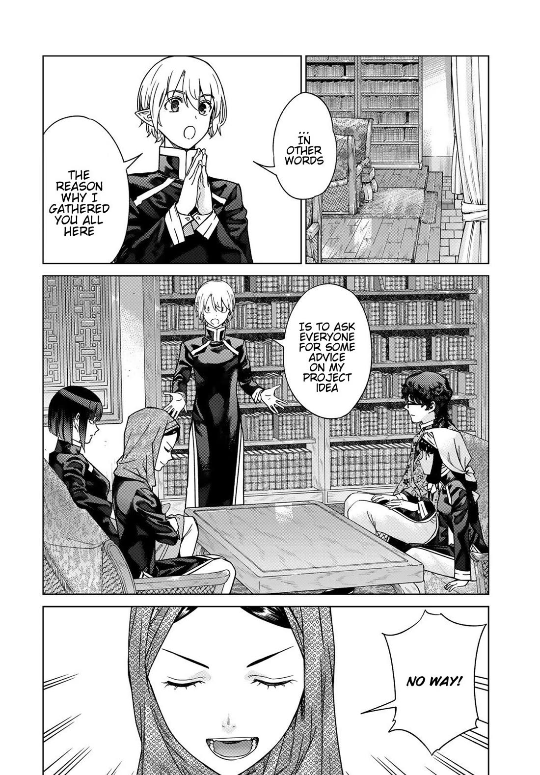 Toshokan no Daimajutsushi Chapter 41 page 34 - Chapter 41: The Unbearable Frivolity of Existence