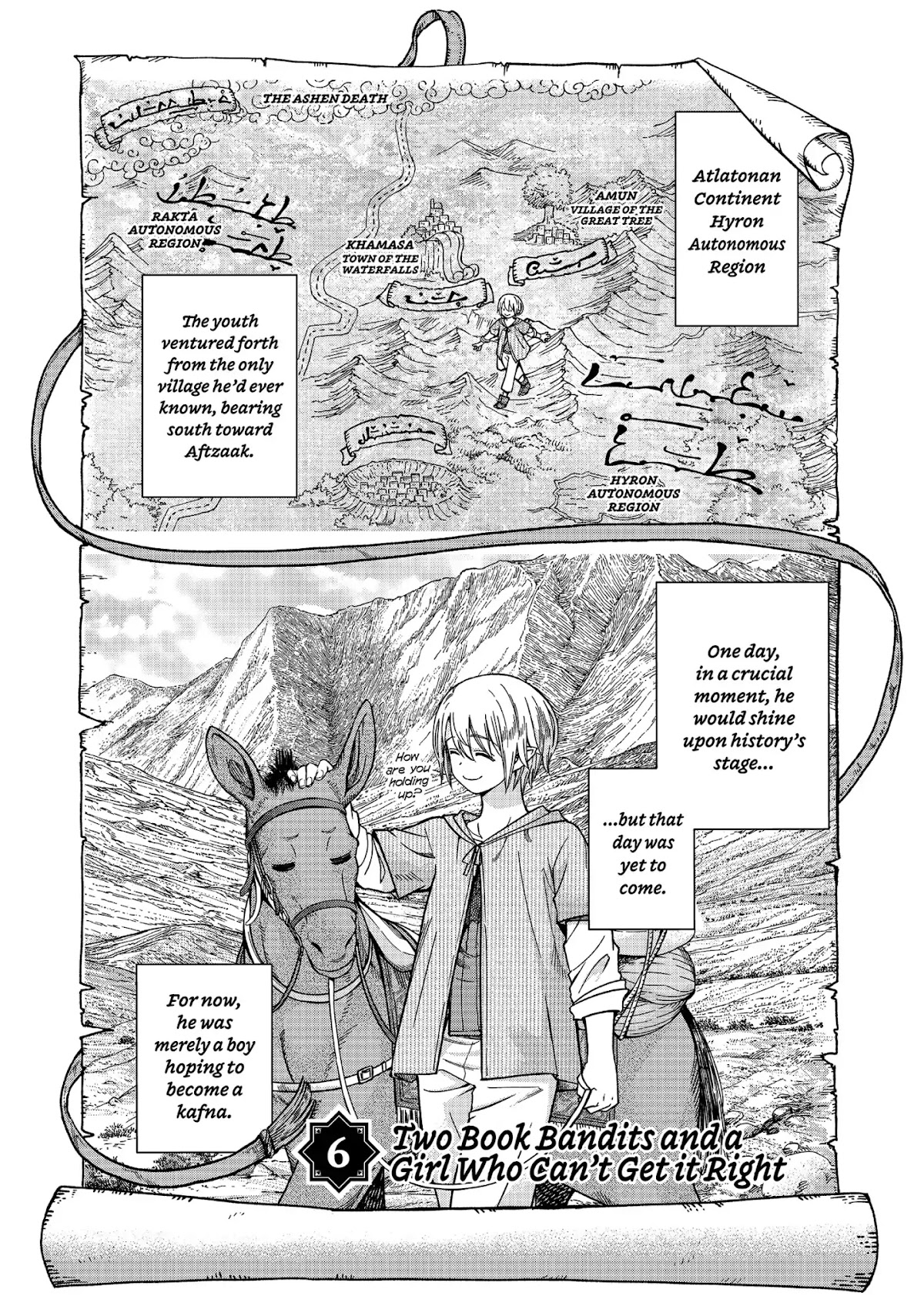 Toshokan no Daimajutsushi Chapter 6 page 1 - Chapter 6: Two Book Bandits and a Girl Who Can't Get It Right