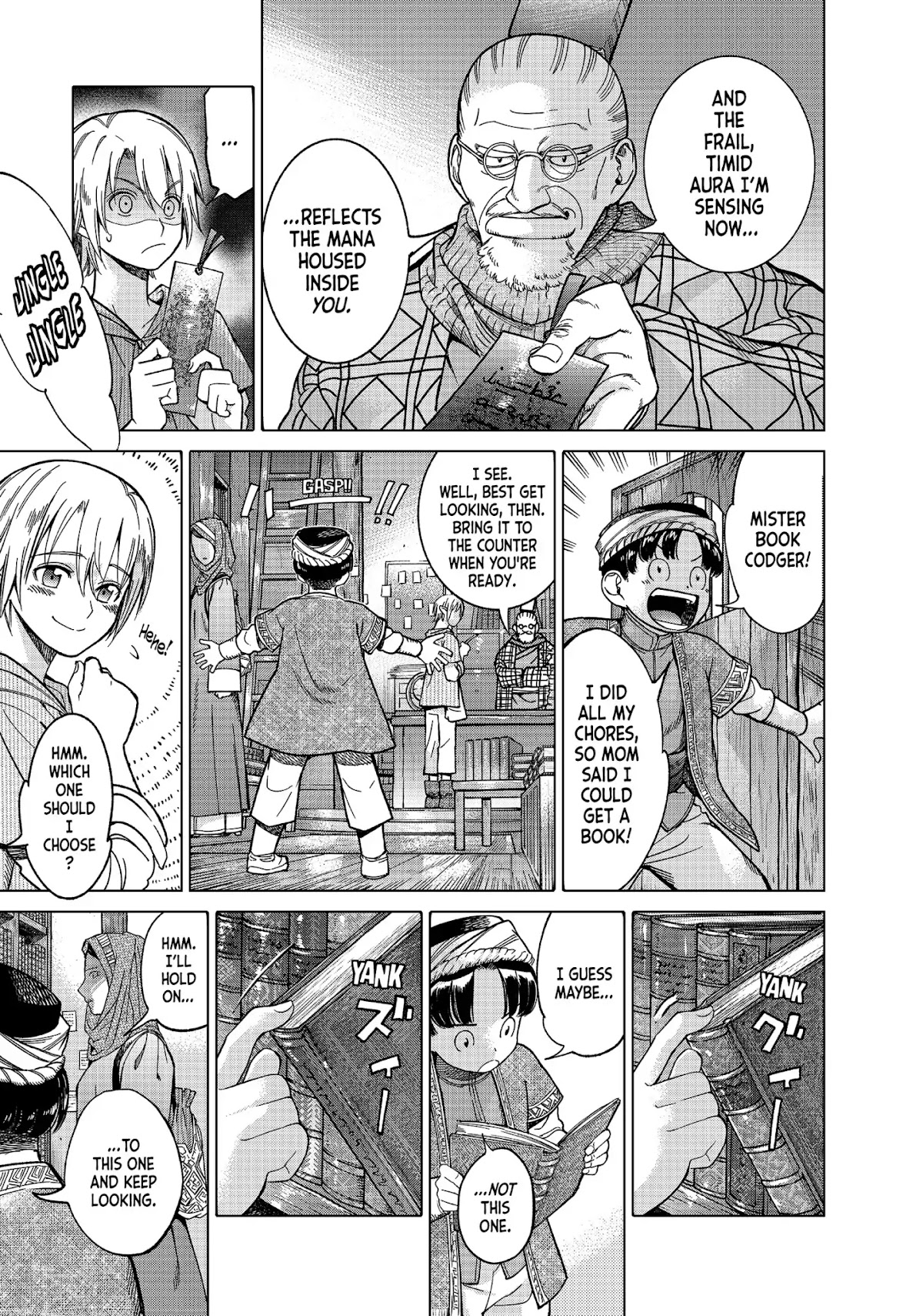 Toshokan no Daimajutsushi Chapter 6 page 15 - Chapter 6: Two Book Bandits and a Girl Who Can't Get It Right