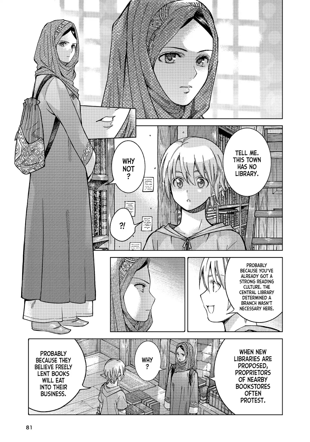 Toshokan no Daimajutsushi Chapter 6 page 19 - Chapter 6: Two Book Bandits and a Girl Who Can't Get It Right