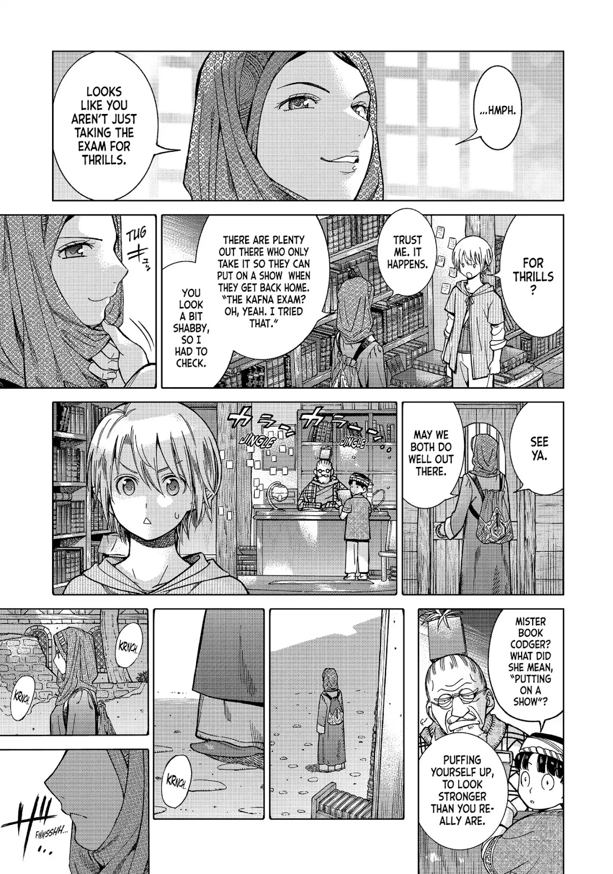 Toshokan no Daimajutsushi Chapter 6 page 21 - Chapter 6: Two Book Bandits and a Girl Who Can't Get It Right