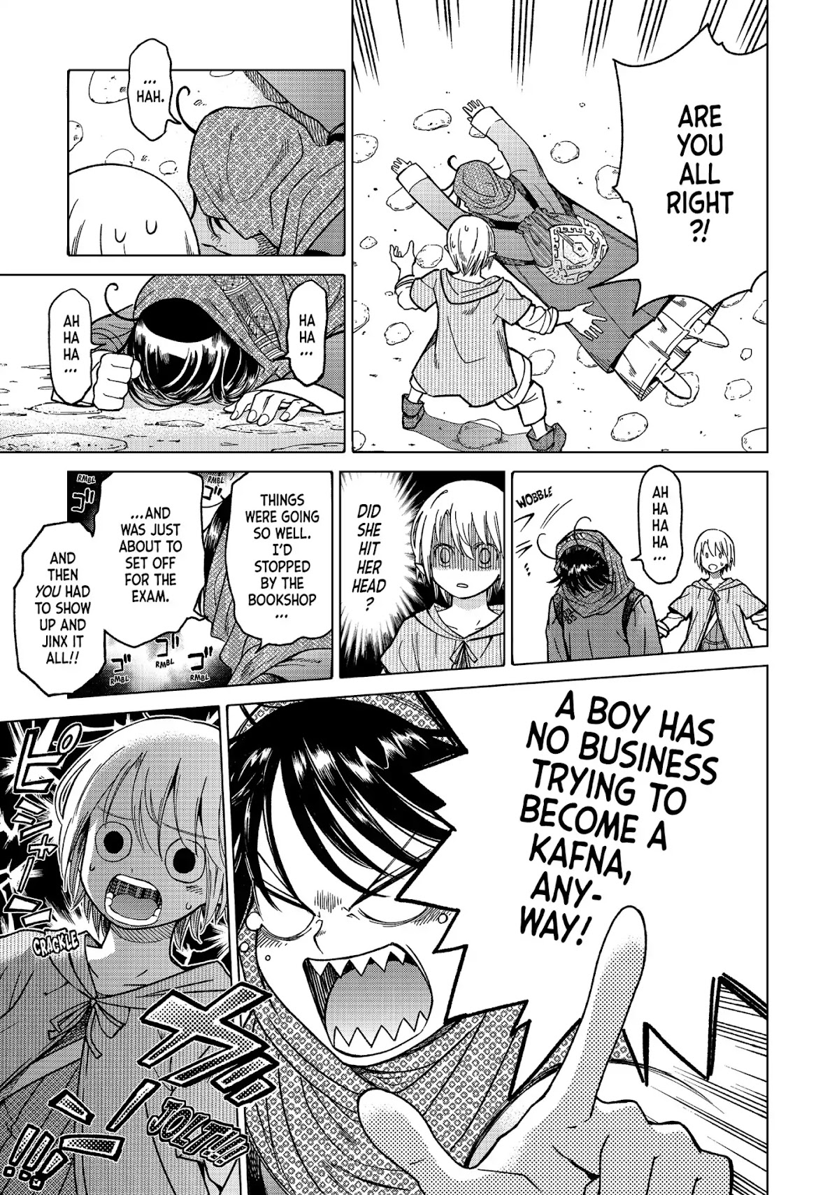 Toshokan no Daimajutsushi Chapter 6 page 25 - Chapter 6: Two Book Bandits and a Girl Who Can't Get It Right