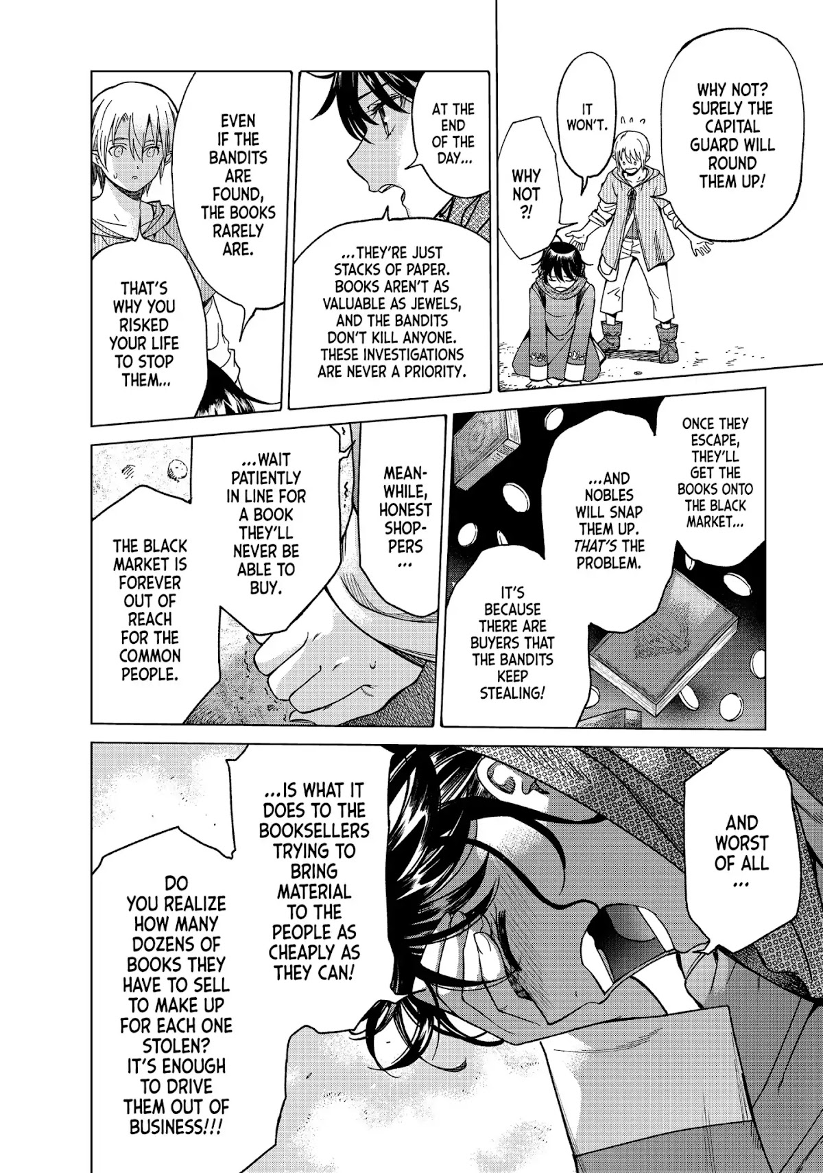 Toshokan no Daimajutsushi Chapter 6 page 34 - Chapter 6: Two Book Bandits and a Girl Who Can't Get It Right