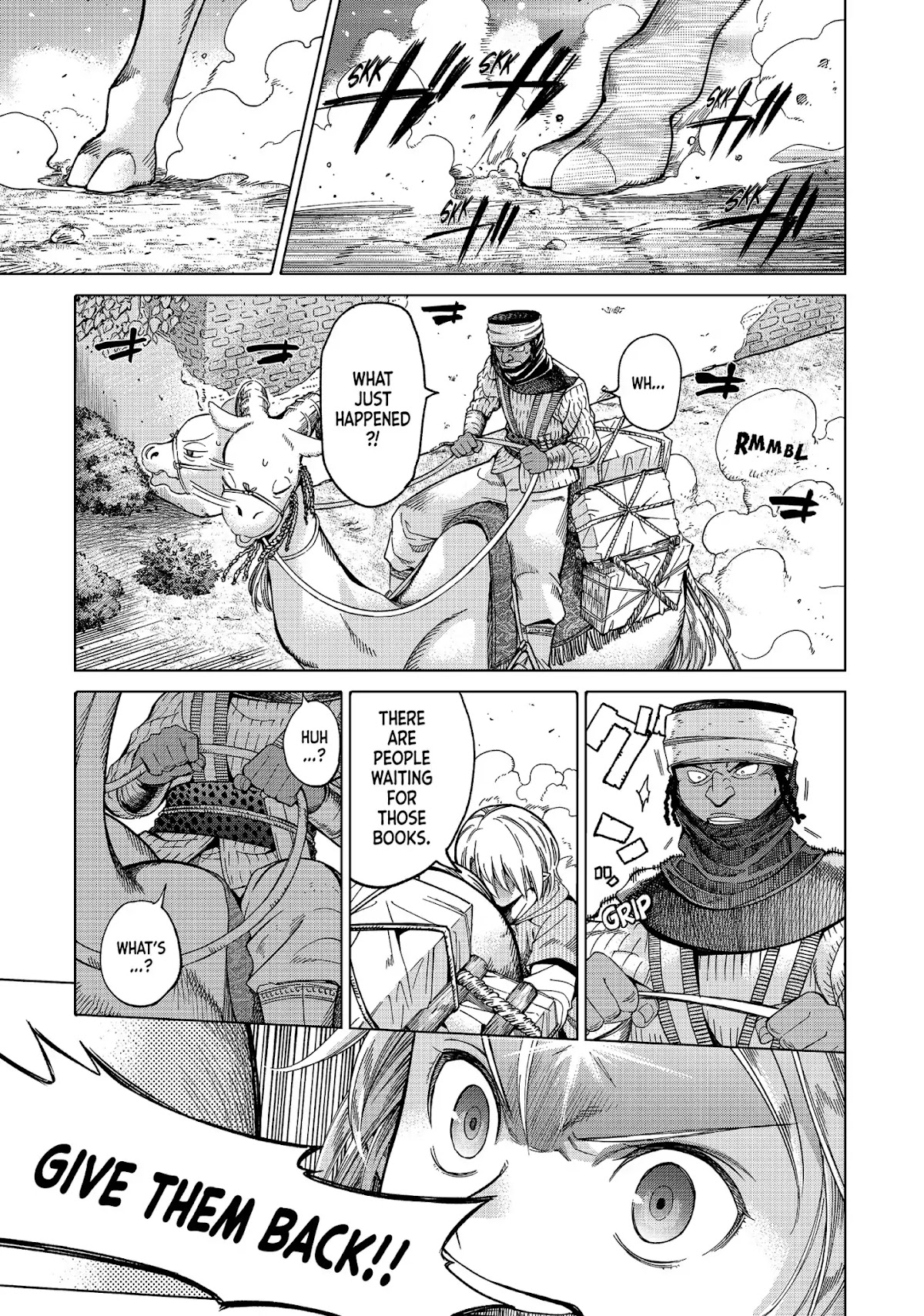 Toshokan no Daimajutsushi Chapter 6 page 38 - Chapter 6: Two Book Bandits and a Girl Who Can't Get It Right