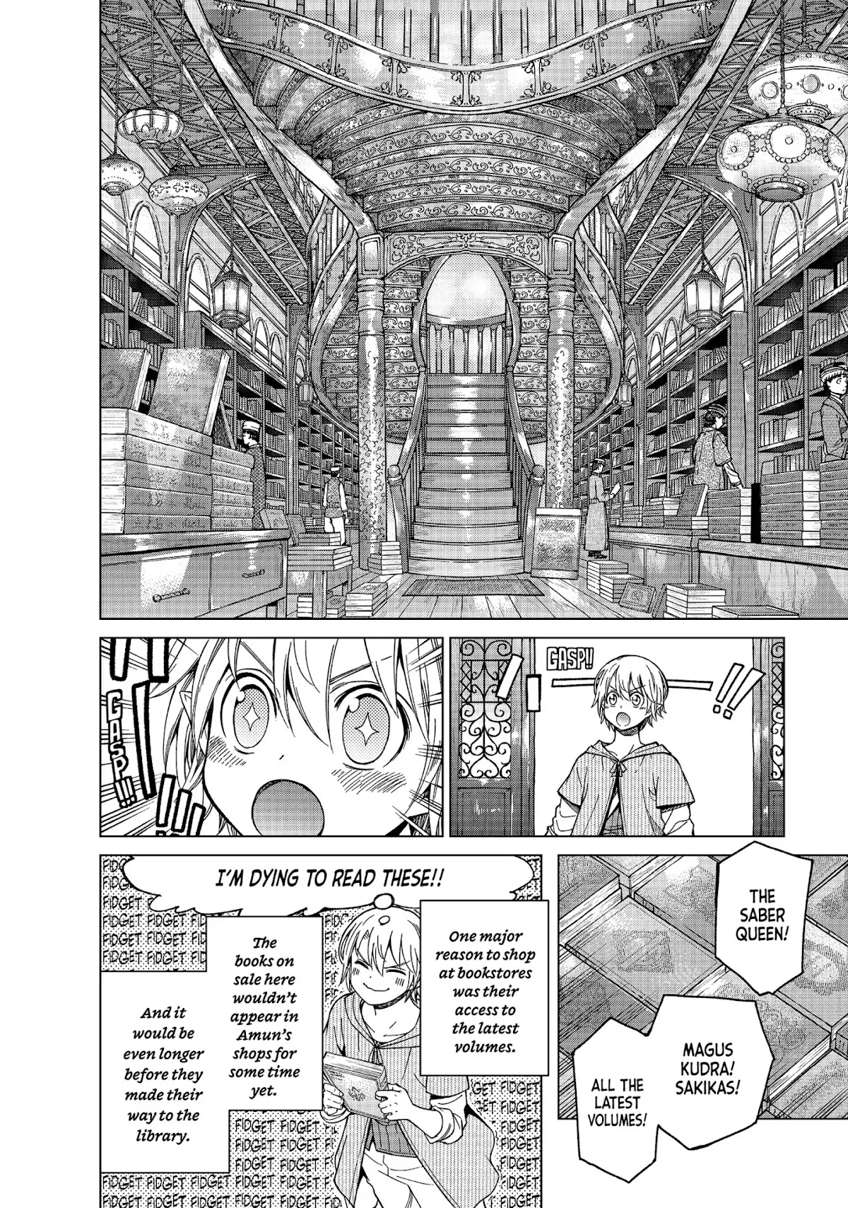 Toshokan no Daimajutsushi Chapter 6 page 8 - Chapter 6: Two Book Bandits and a Girl Who Can't Get It Right