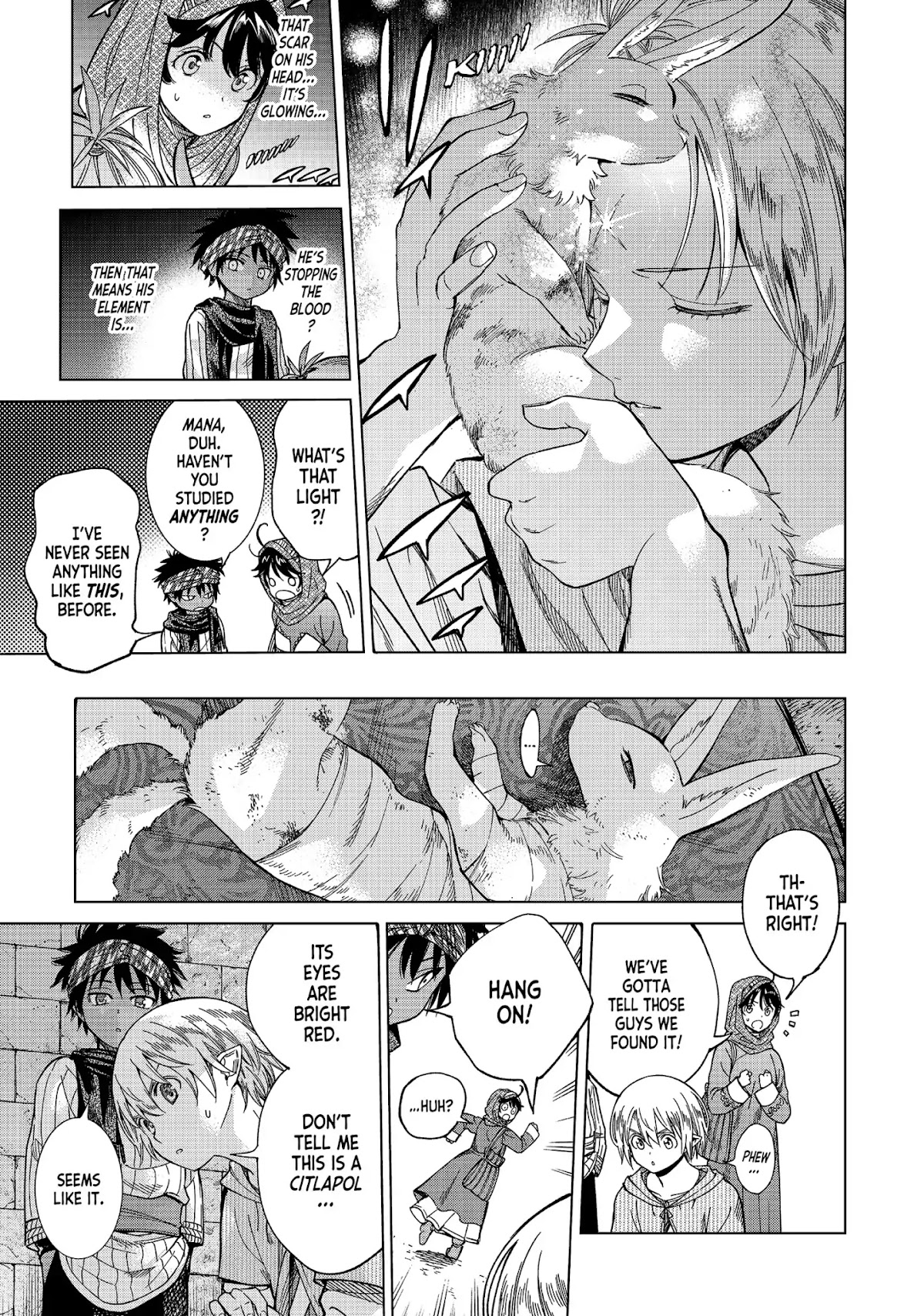 Toshokan no Daimajutsushi Chapter 7 page 13 - Chapter 7: A Roar Like Thunder