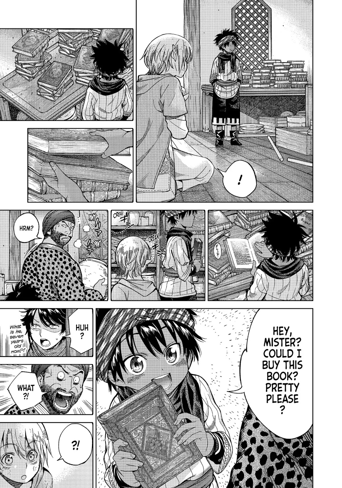 Toshokan no Daimajutsushi Chapter 7 page 35 - Chapter 7: A Roar Like Thunder
