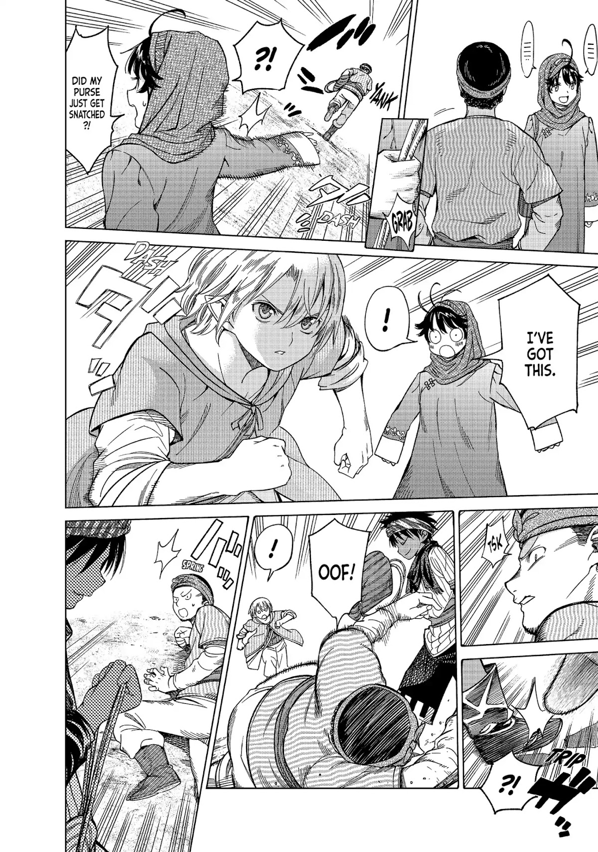 Toshokan no Daimajutsushi Chapter 7 page 6 - Chapter 7: A Roar Like Thunder