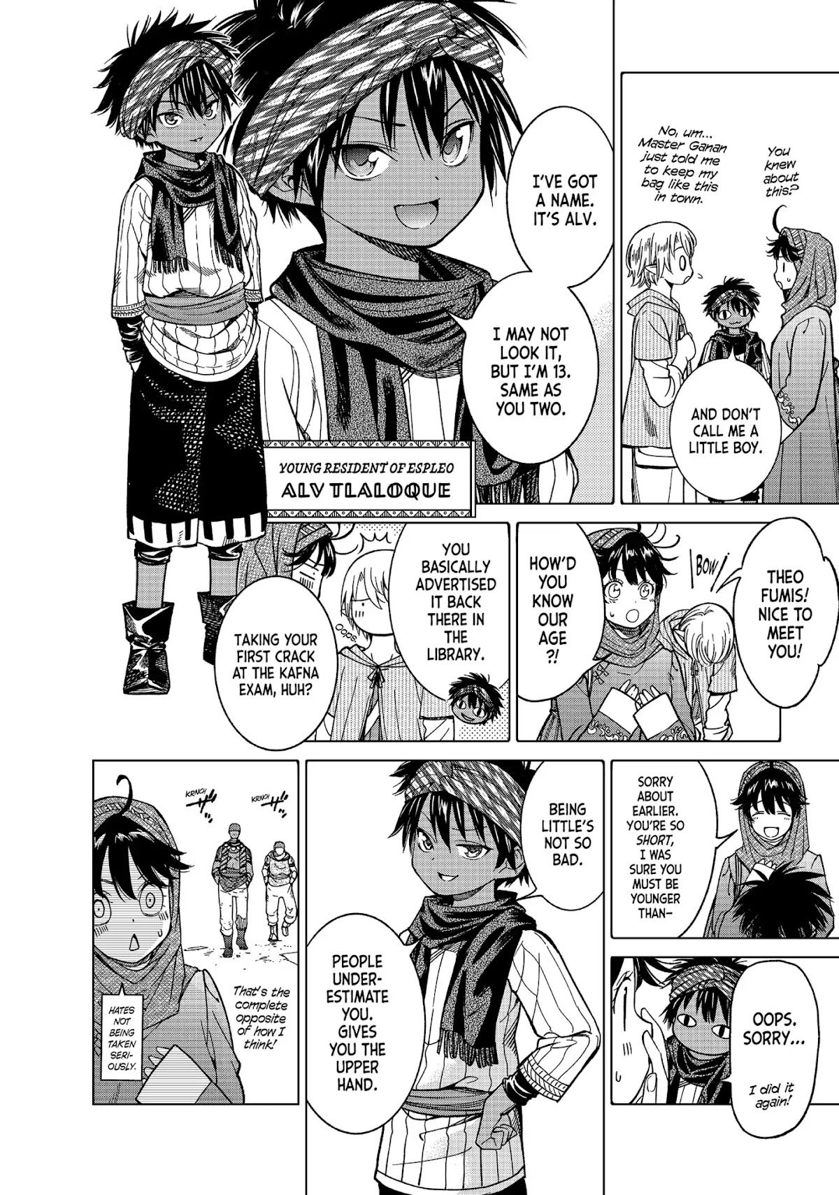 Toshokan no Daimajutsushi Chapter 7 page 8 - Chapter 7: A Roar Like Thunder