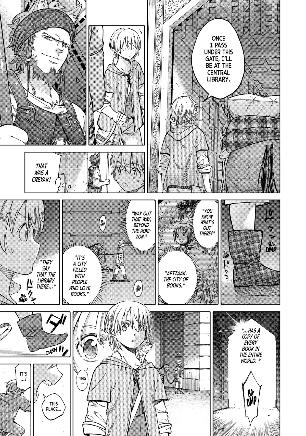 Toshokan no Daimajutsushi Chapter 8 page 23 - Chapter 8: Make Haste, Long-Ears!