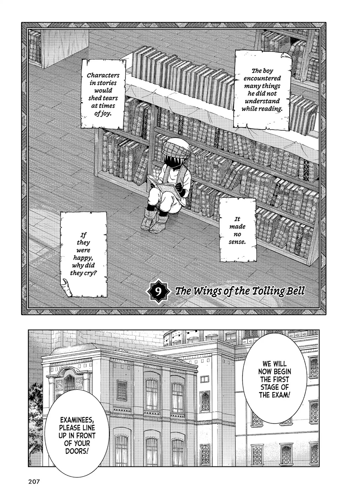 Toshokan no Daimajutsushi Chapter 9 page 1 - Chapter 9: The Wings of the Tolling Bell
