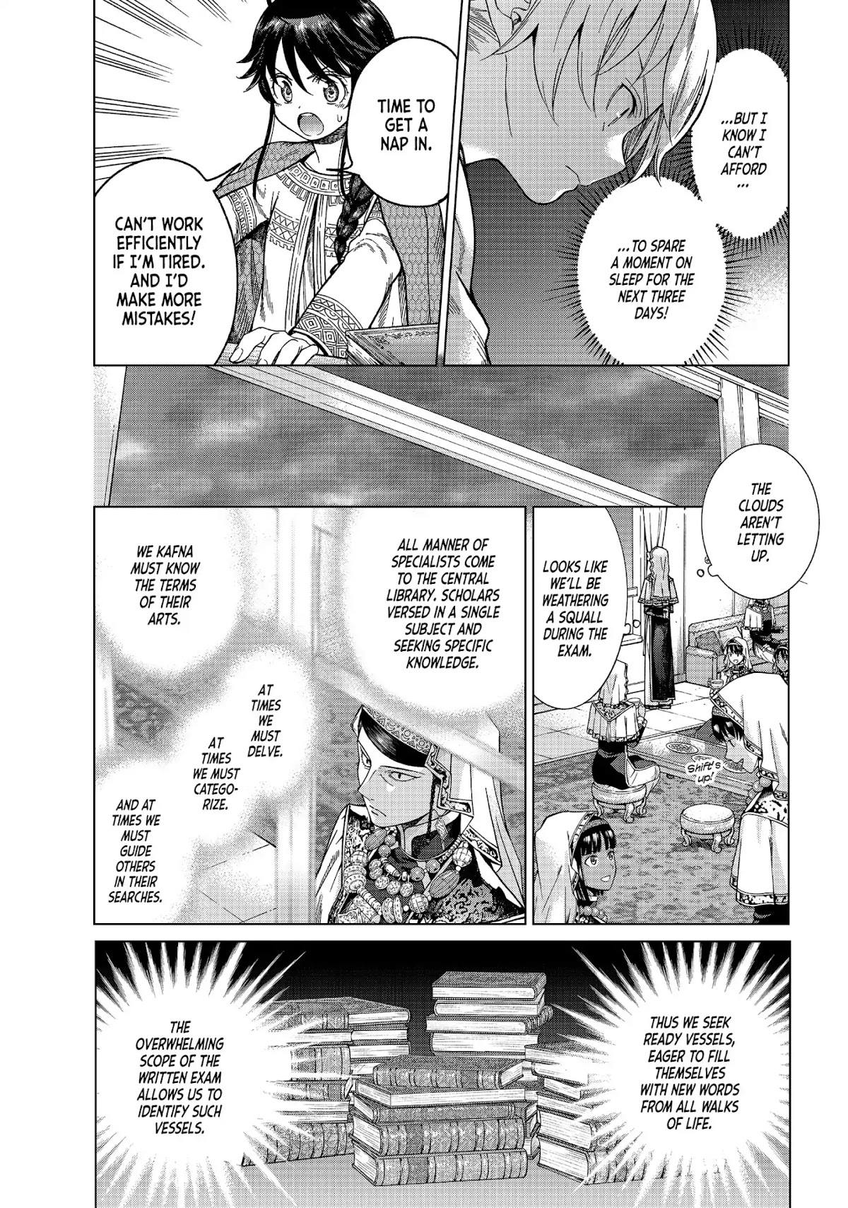 Toshokan no Daimajutsushi Chapter 9 page 8 - Chapter 9: The Wings of the Tolling Bell