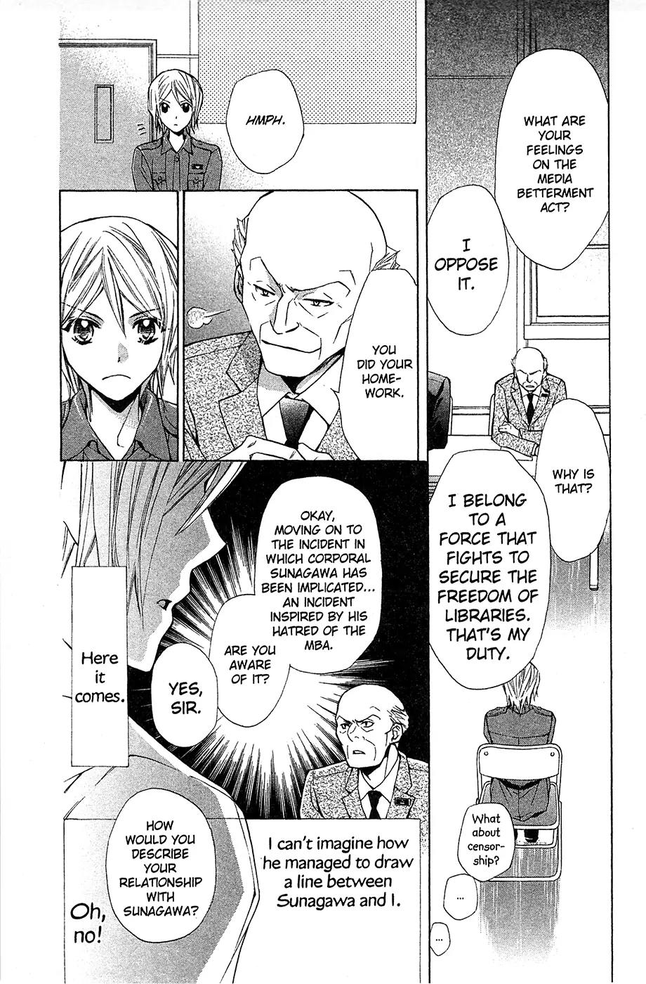 Toshokan Sensou: Love & War Chapter 32 page 21 - Chapter 32