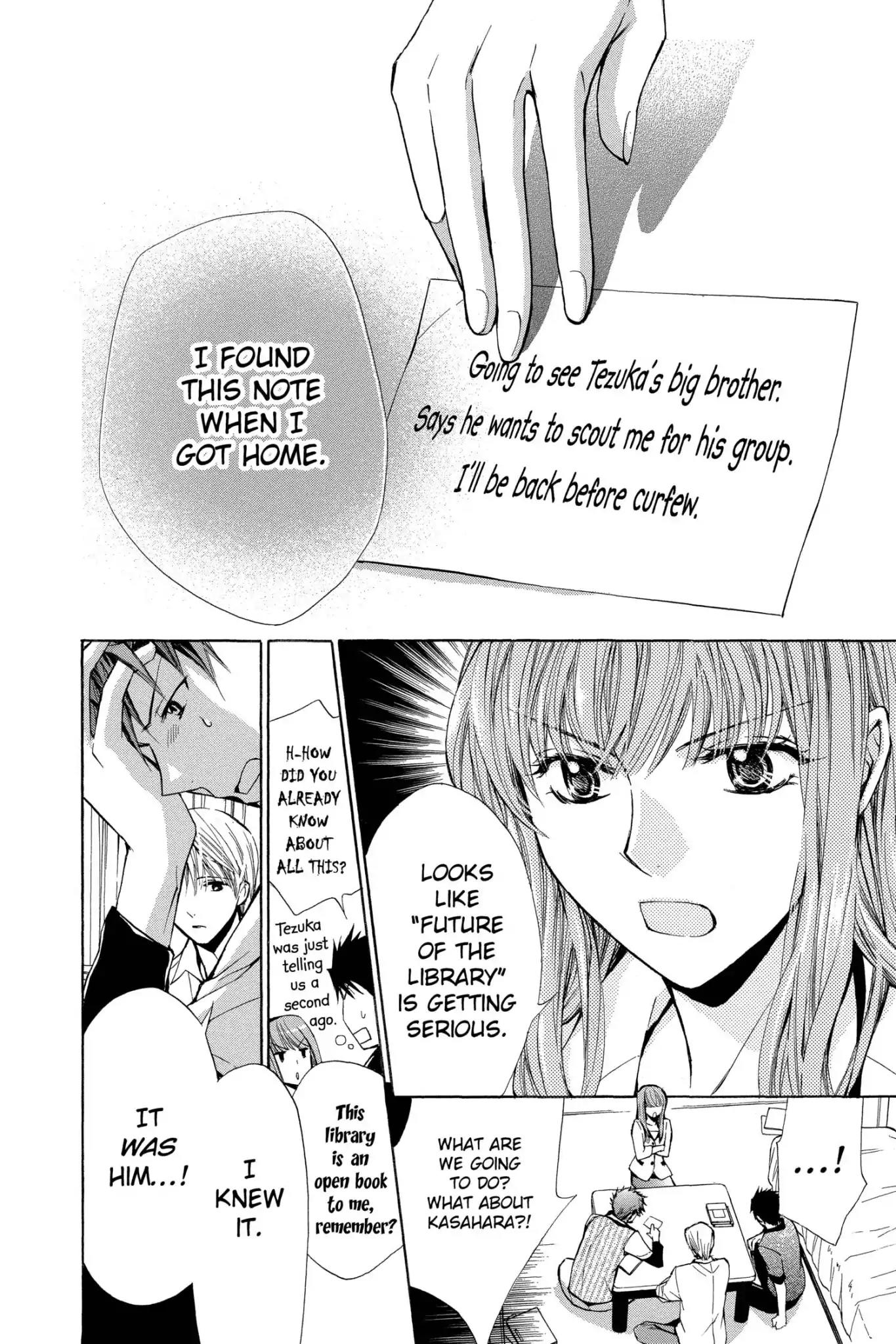 Toshokan Sensou: Love & War Chapter 34 page 14 - Chapter 34
