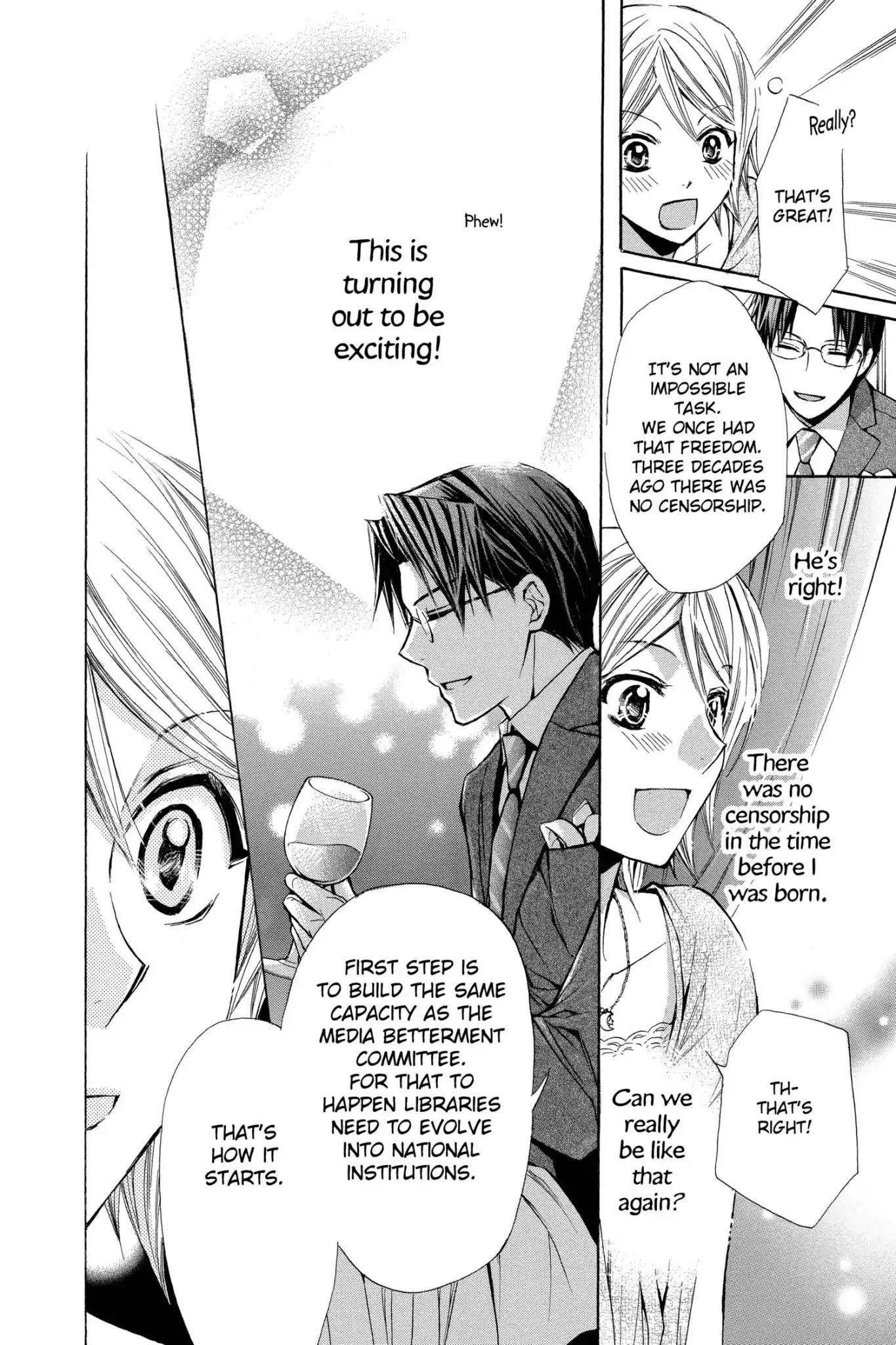 Toshokan Sensou: Love & War Chapter 34 page 22 - Chapter 34