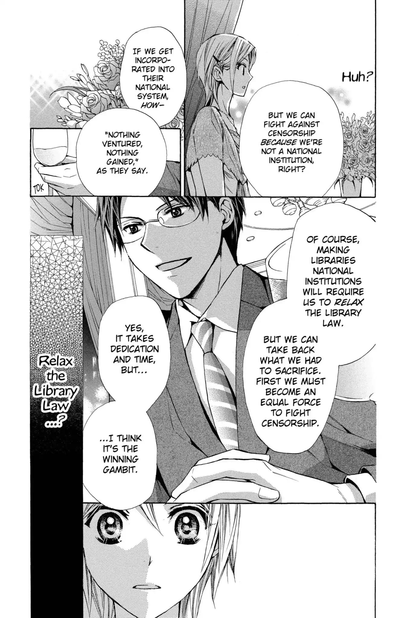 Toshokan Sensou: Love & War Chapter 34 page 23 - Chapter 34
