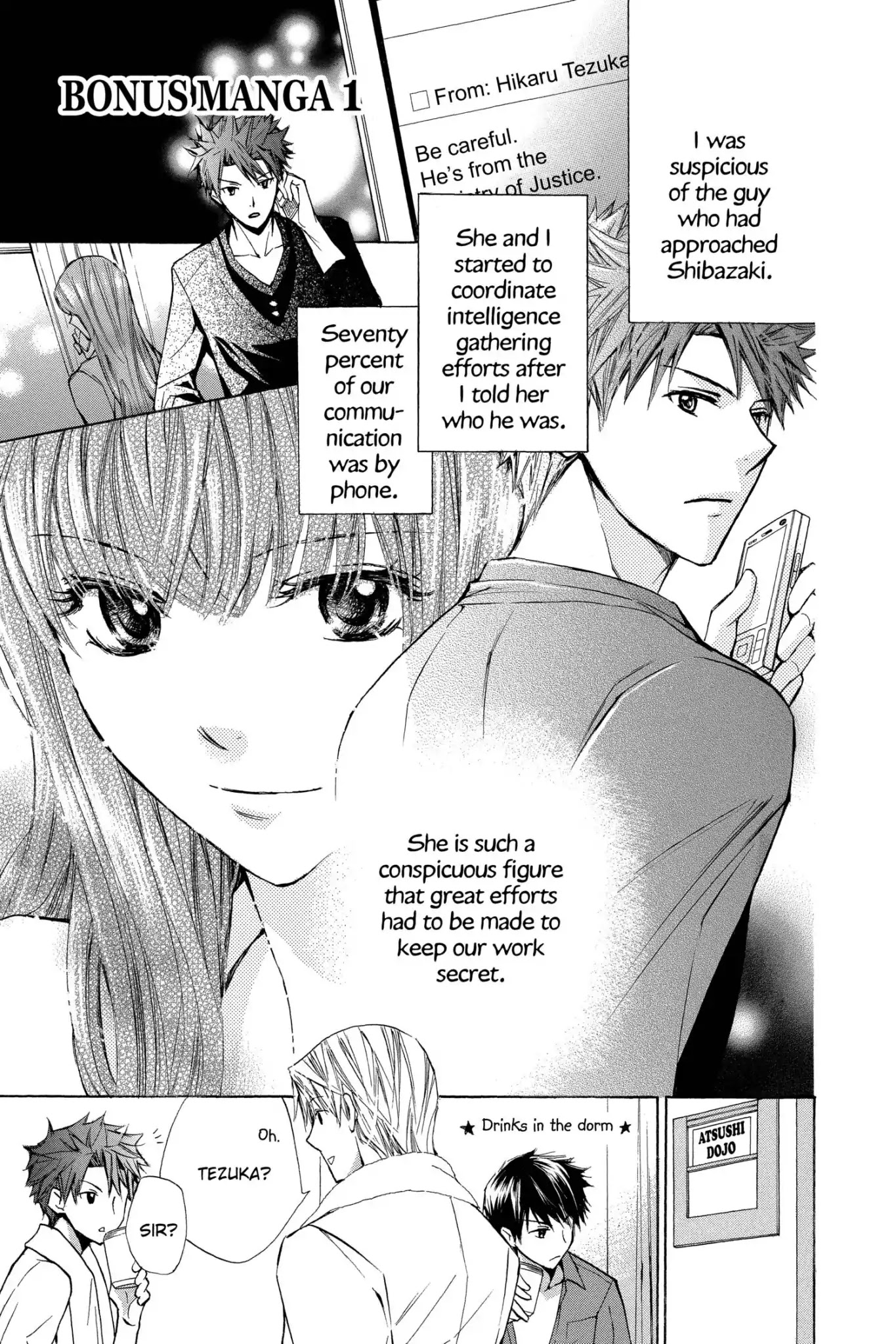 Toshokan Sensou: Love & War Chapter 38.5 page 1 - Vol.8 Bonus Manga 1