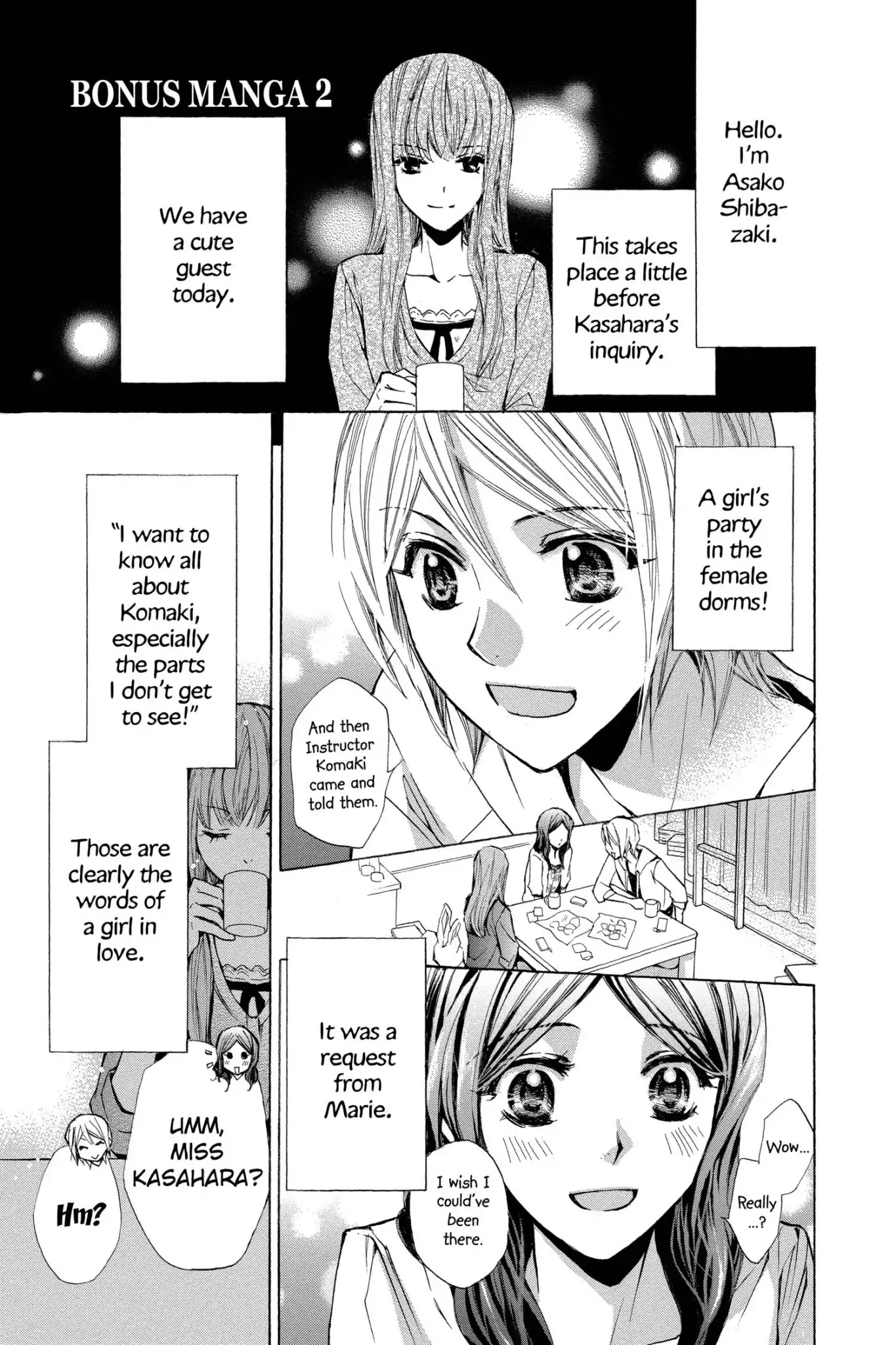 Toshokan Sensou: Love & War Chapter 38.6 page 1 - Vol.8 Bonus Manga 2