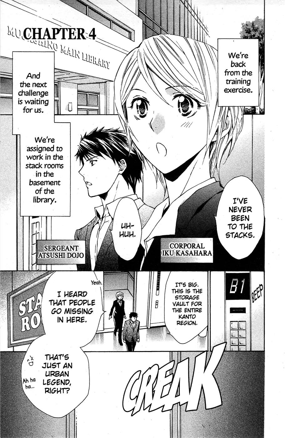 Toshokan Sensou: Love & War Chapter 4 page 1 - Chapter 4