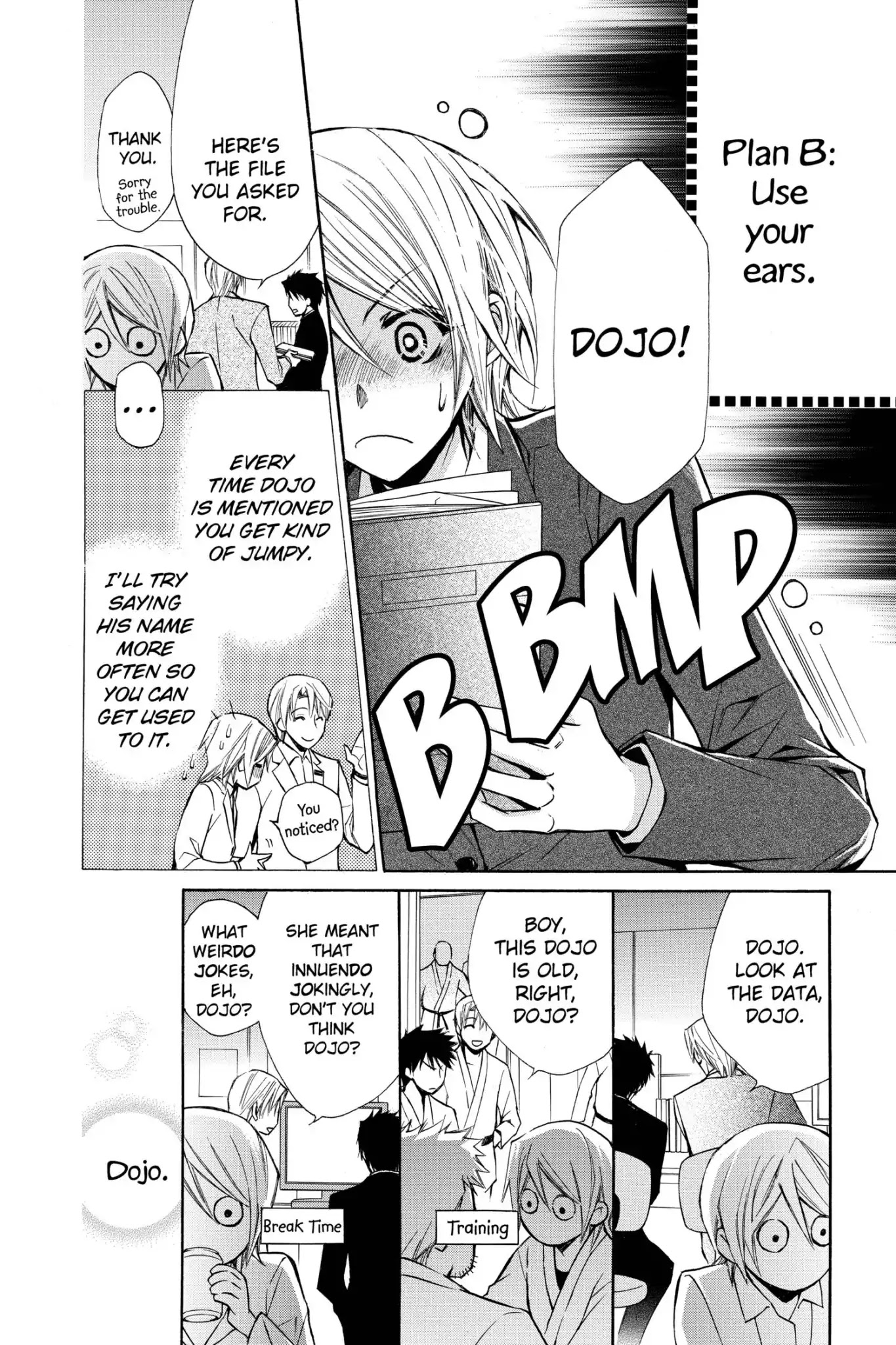Toshokan Sensou: Love & War Chapter 43.5 page 6 - Vol.9 Bonus Manga