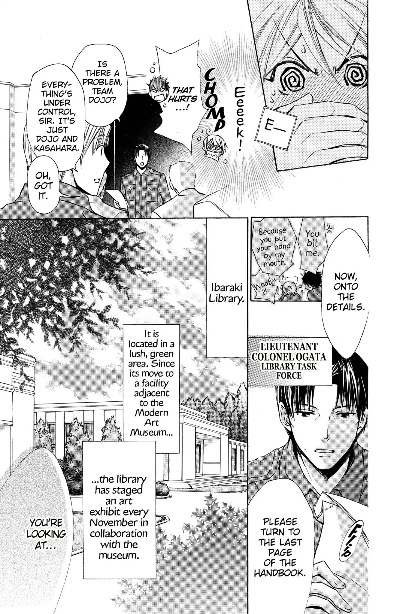 Toshokan Sensou: Love & War Chapter 45 page 3 - Chapter 45