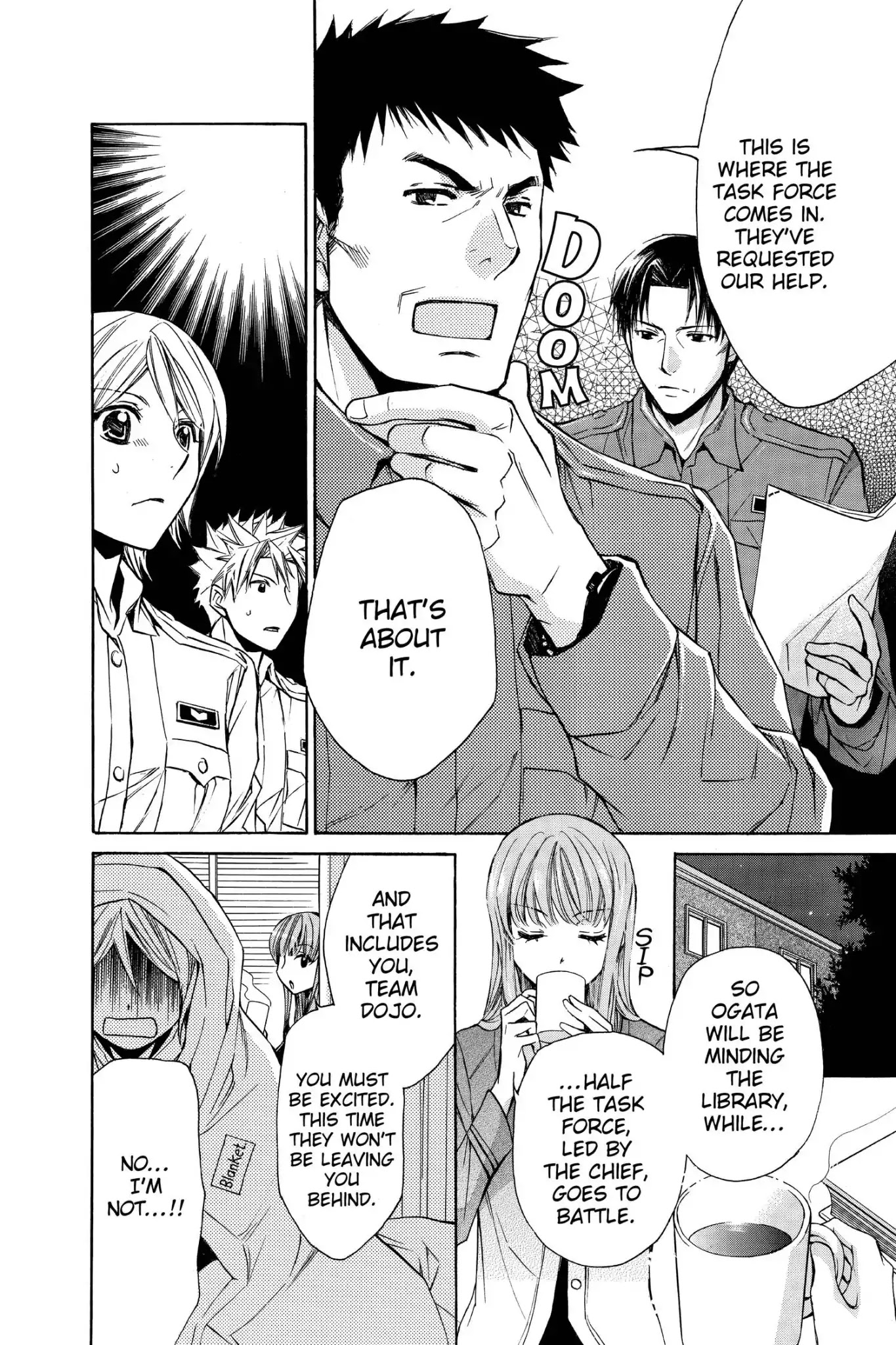 Toshokan Sensou: Love & War Chapter 45 page 6 - Chapter 45