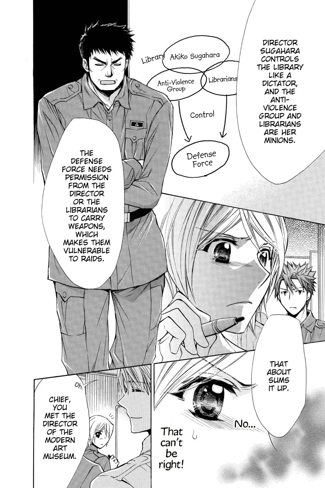 Toshokan Sensou: Love & War Chapter 46 page 10 - Chapter 46