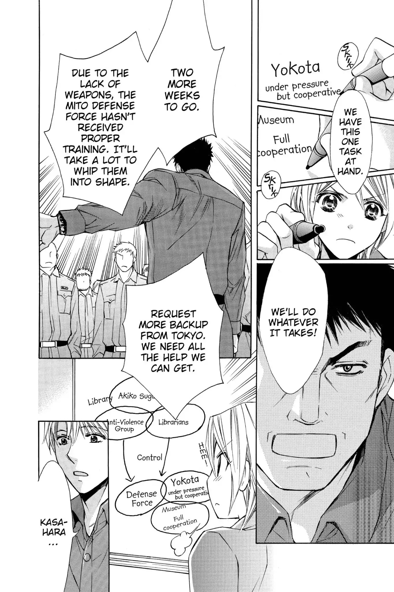 Toshokan Sensou: Love & War Chapter 46 page 12 - Chapter 46