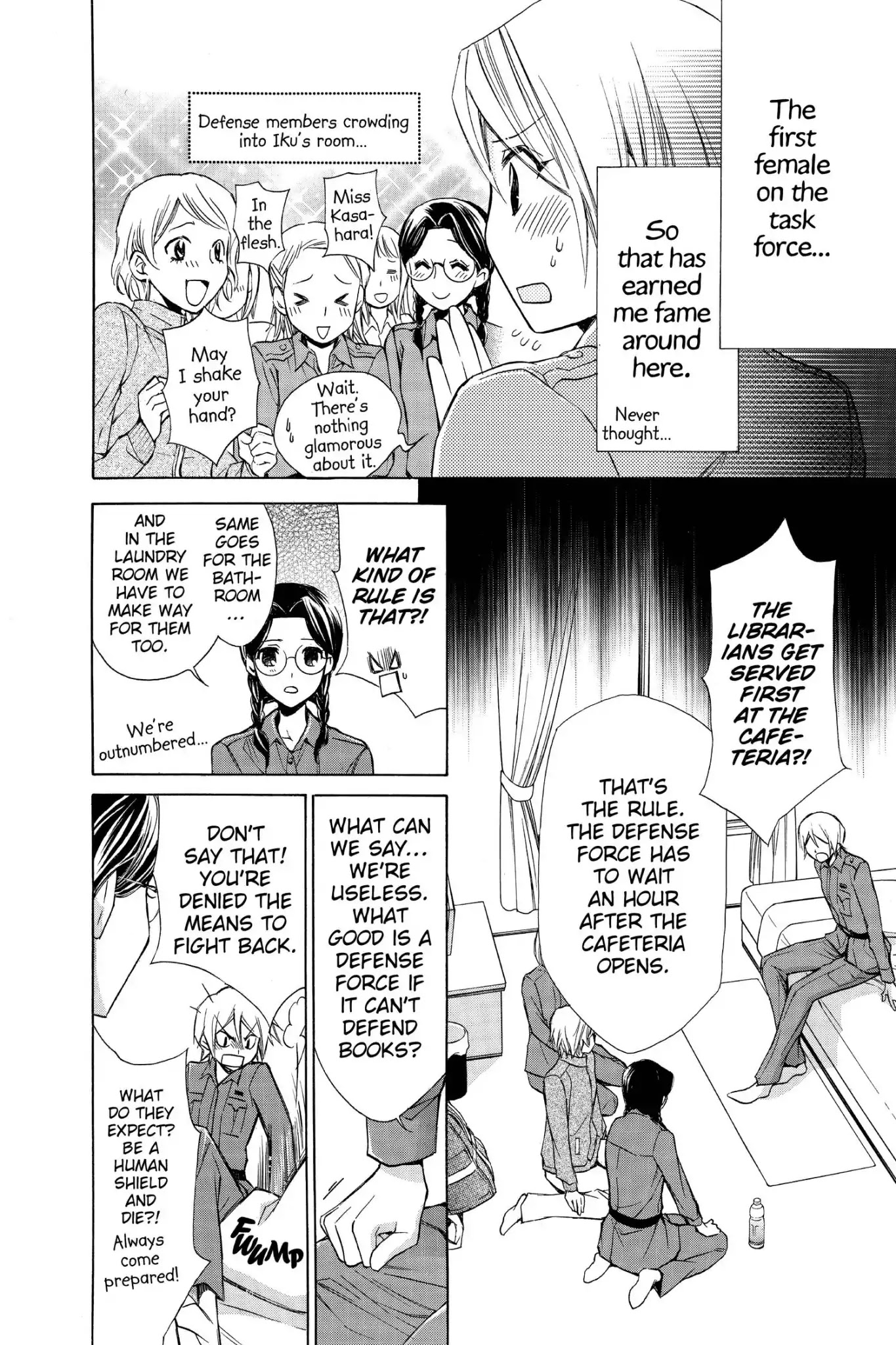 Toshokan Sensou: Love & War Chapter 46 page 18 - Chapter 46