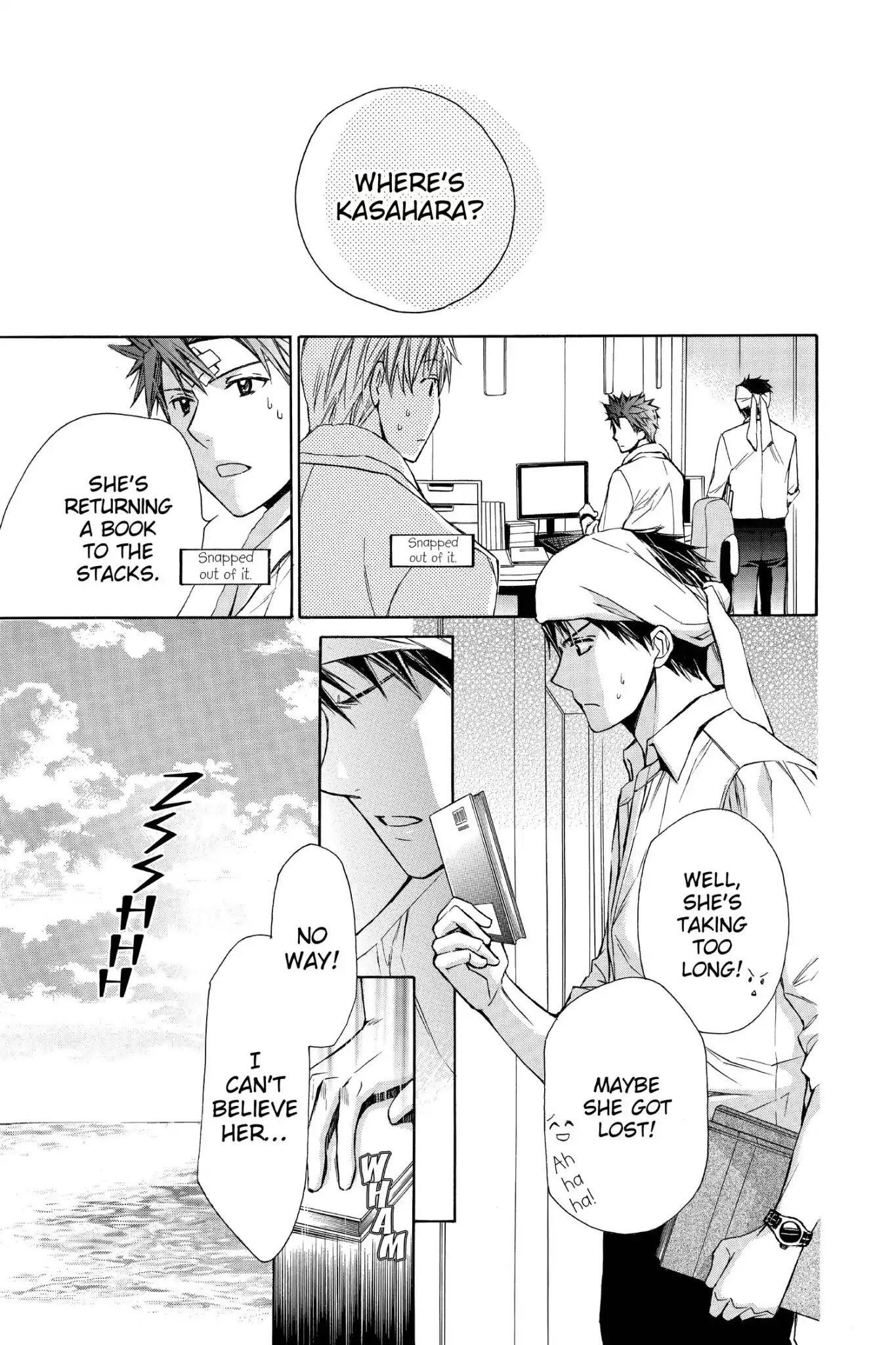 Toshokan Sensou: Love & War Chapter 53.5 page 11 - Vol.11 Bonus Manga