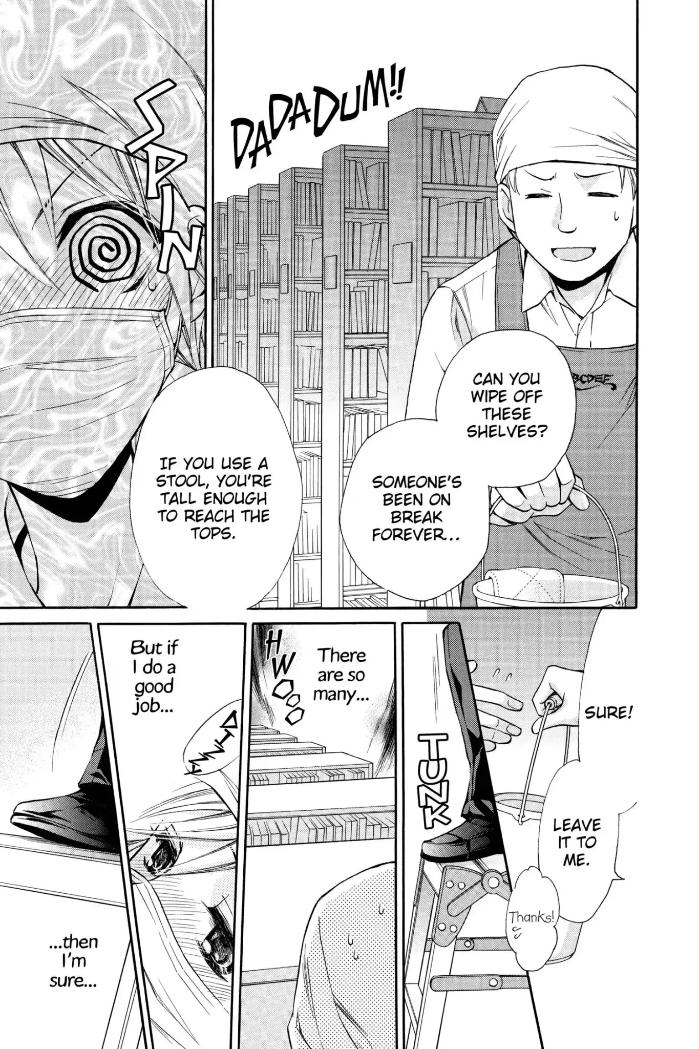 Toshokan Sensou: Love & War Chapter 58.5 page 9 - Vol.12 Bonus Manga