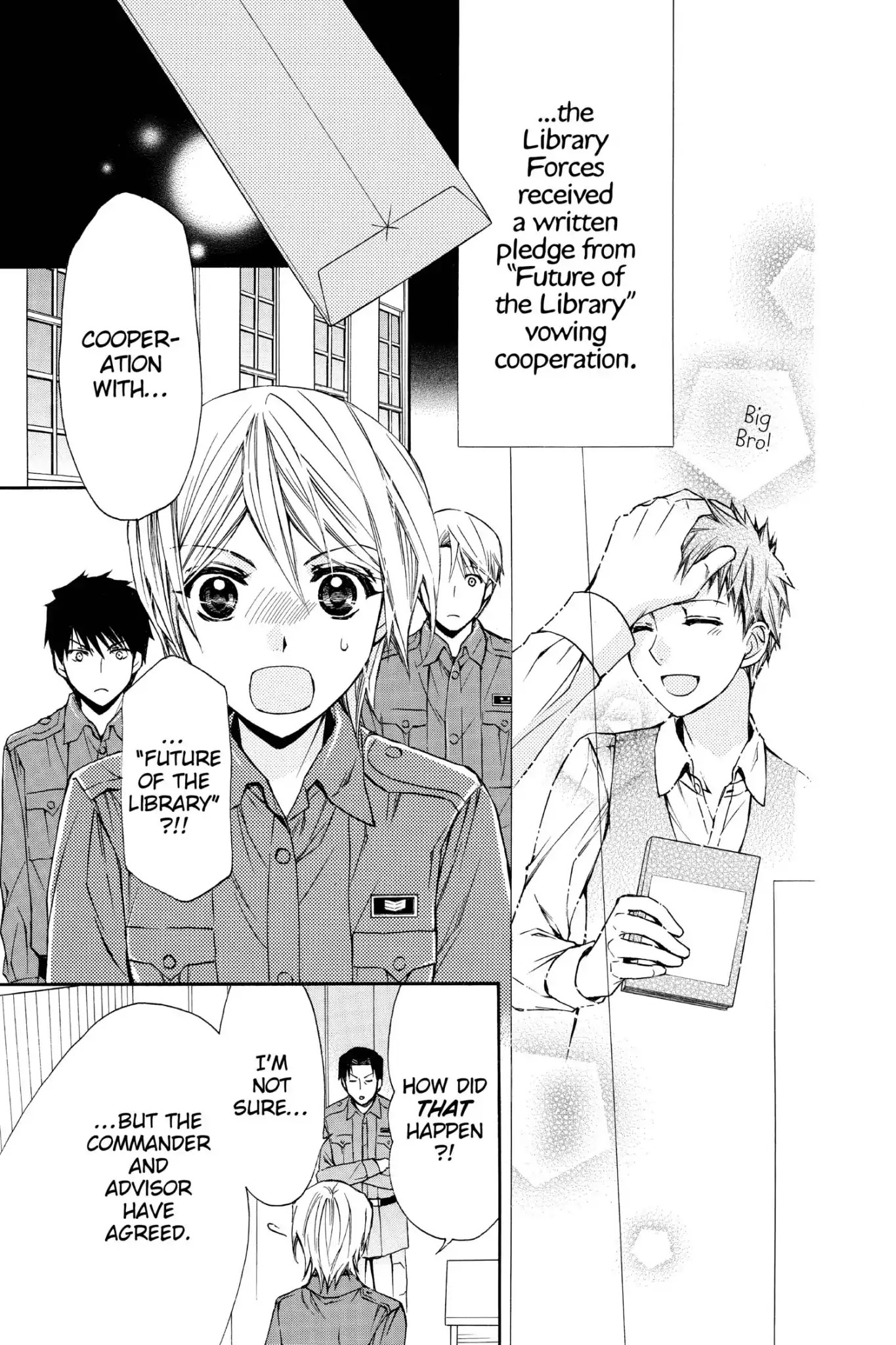 Toshokan Sensou: Love & War Chapter 58 page 15 - Chapter 58