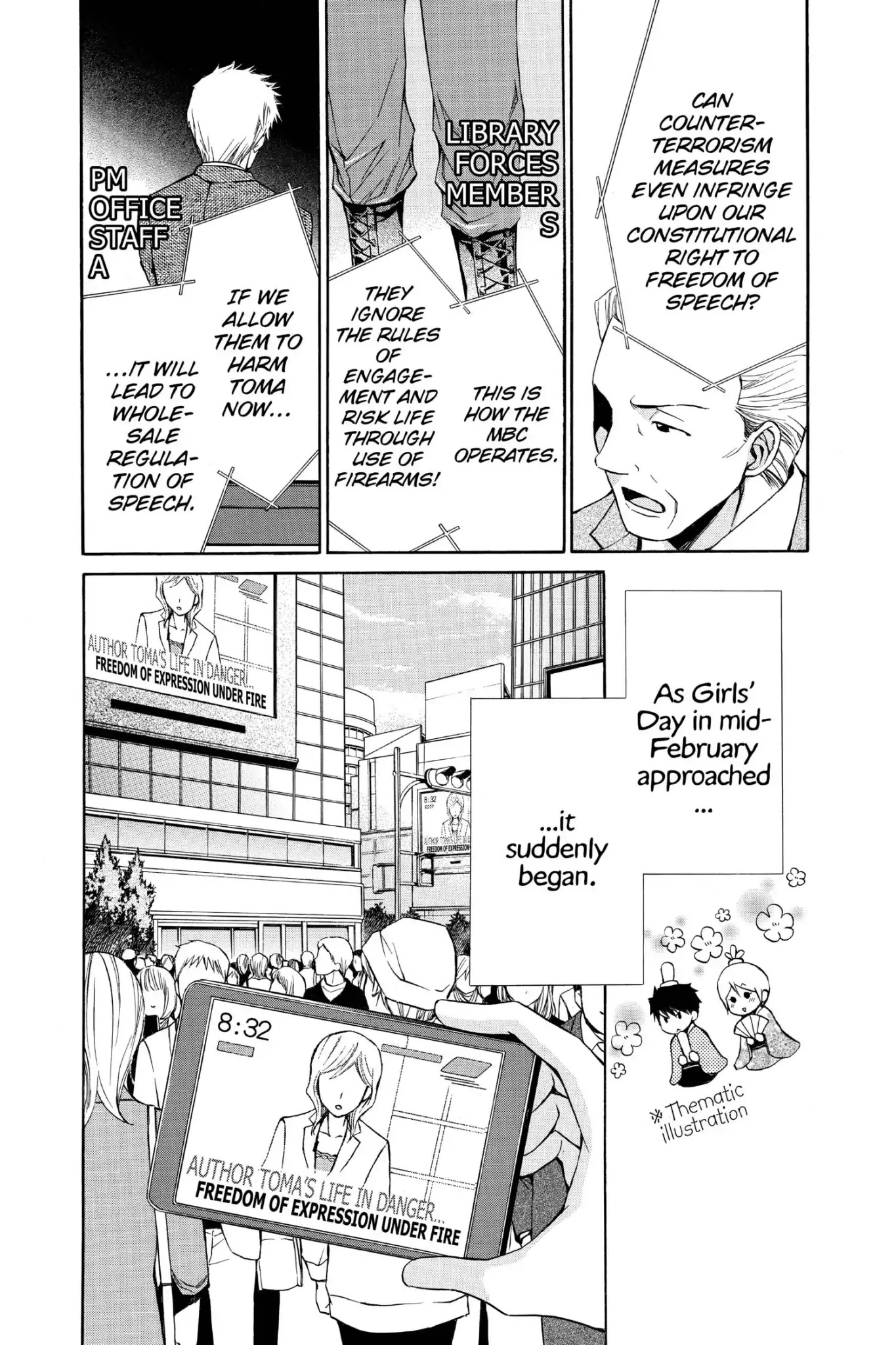 Toshokan Sensou: Love & War Chapter 61 page 15 - Chapter 61