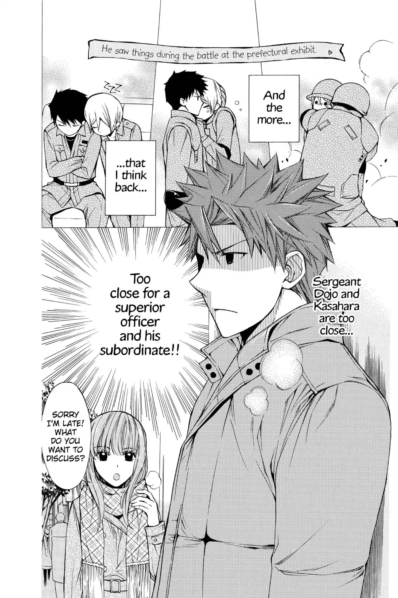 Toshokan Sensou: Love & War Chapter 63.5 page 2 - Vol.13 Bonus Manga 1