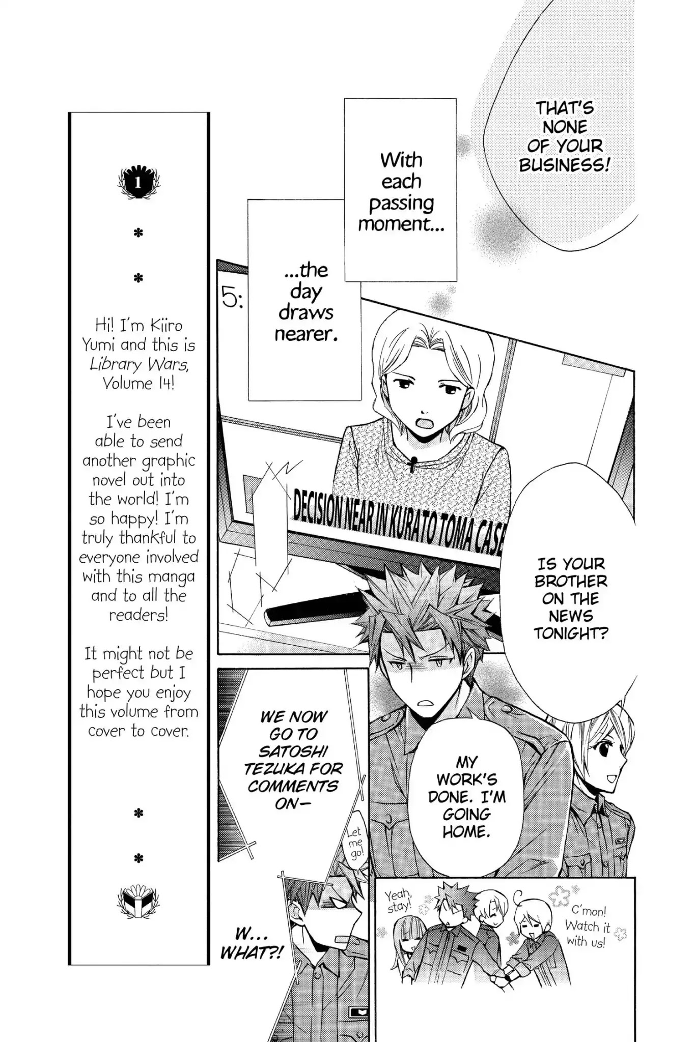Toshokan Sensou: Love & War Chapter 64 page 15 - Chapter 64