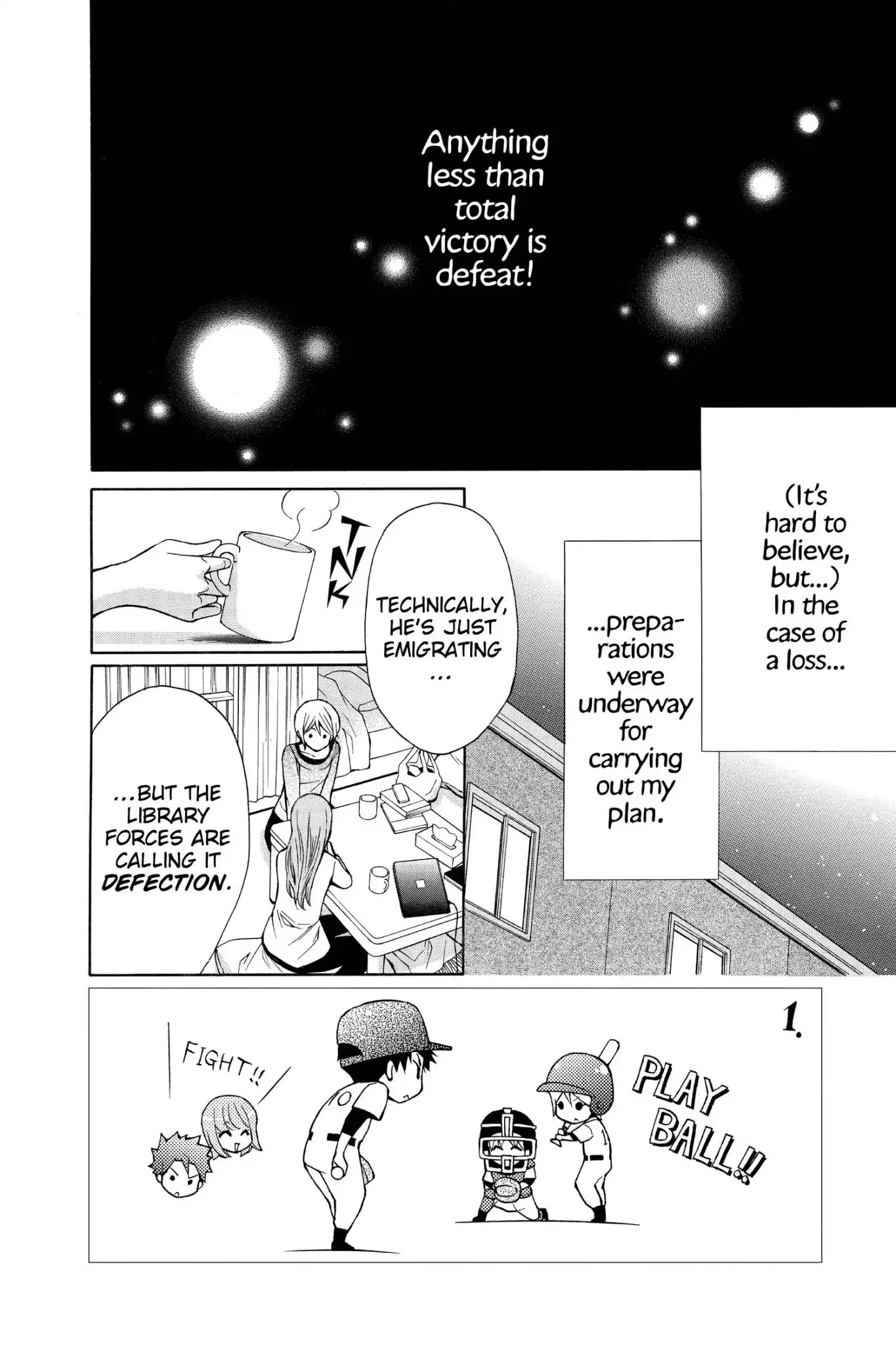 Toshokan Sensou: Love & War Chapter 64 page 8 - Chapter 64