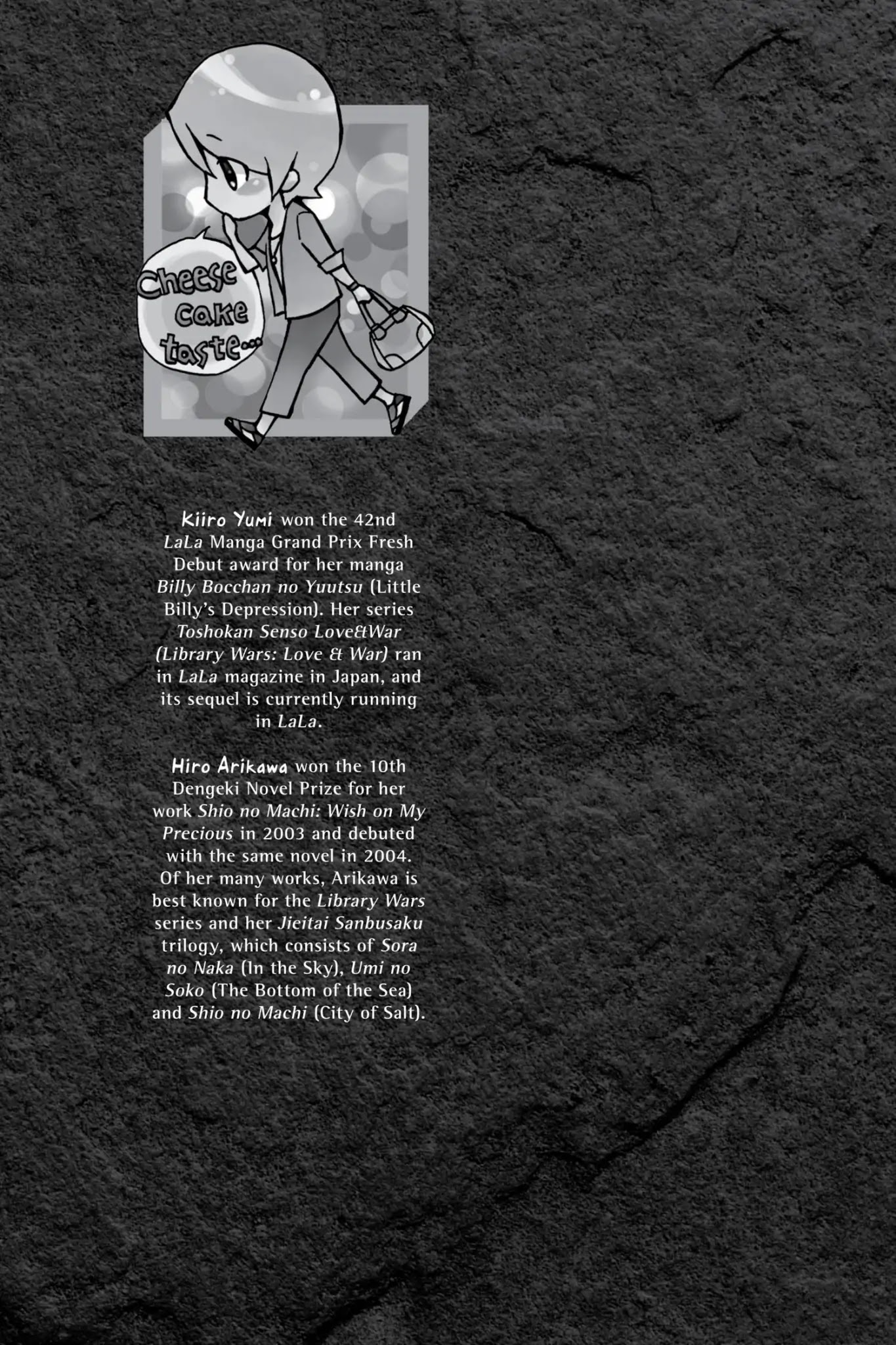 Toshokan Sensou: Love & War Chapter 73.6 page 3 - Vol.15 Afterword