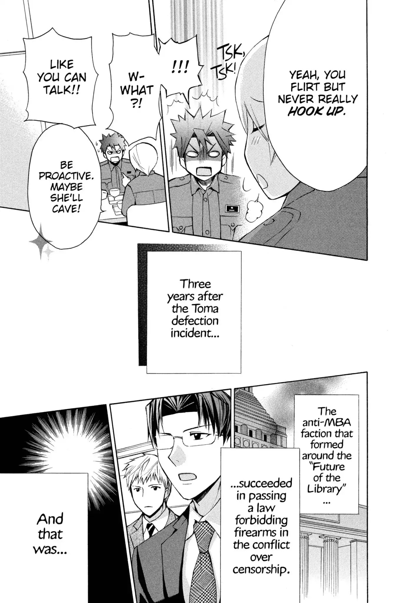 Toshokan Sensou: Love & War Chapter 73 page 40 - Vol.15 Final Chapter