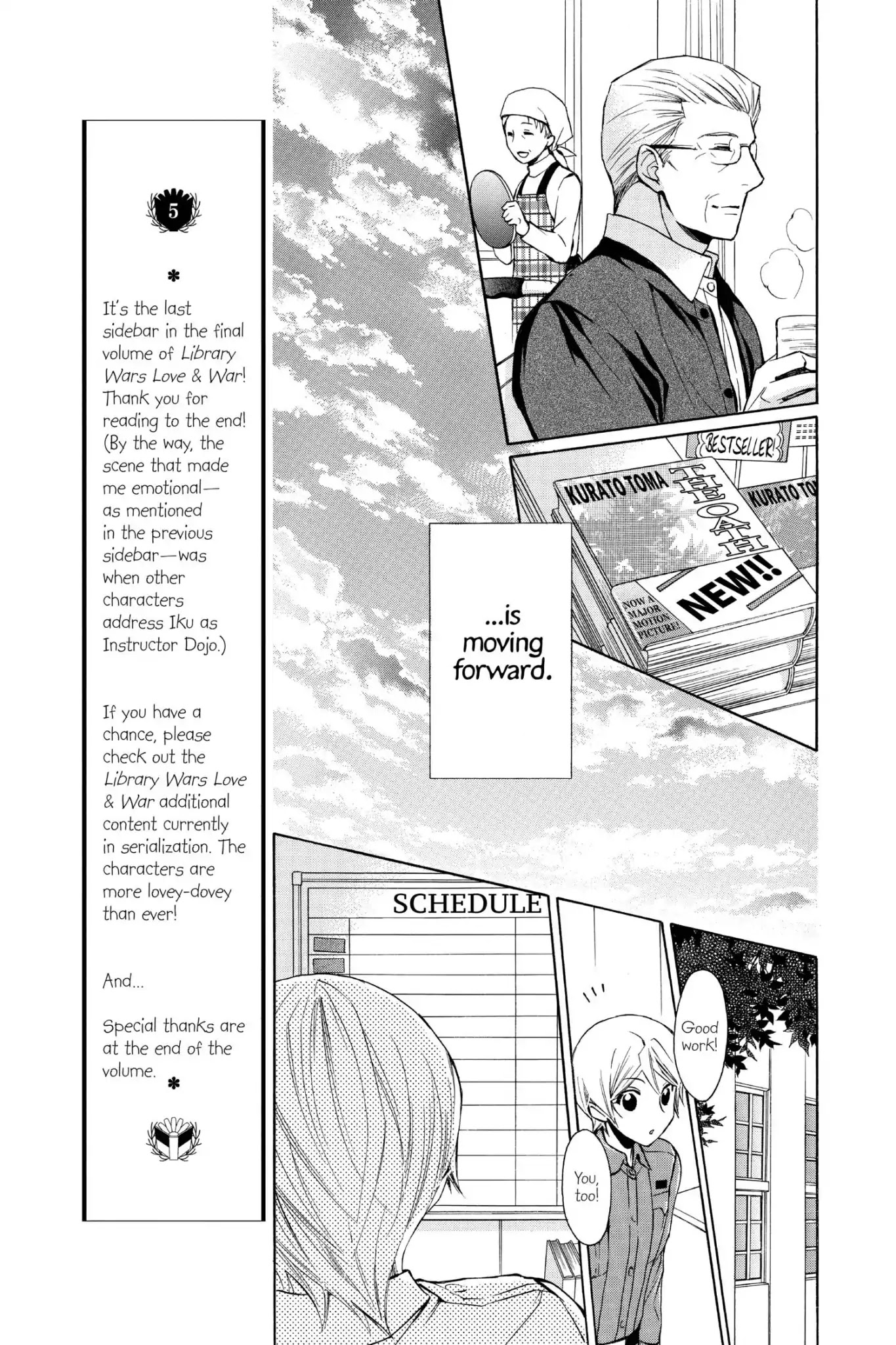 Toshokan Sensou: Love & War Chapter 73 page 44 - Vol.15 Final Chapter