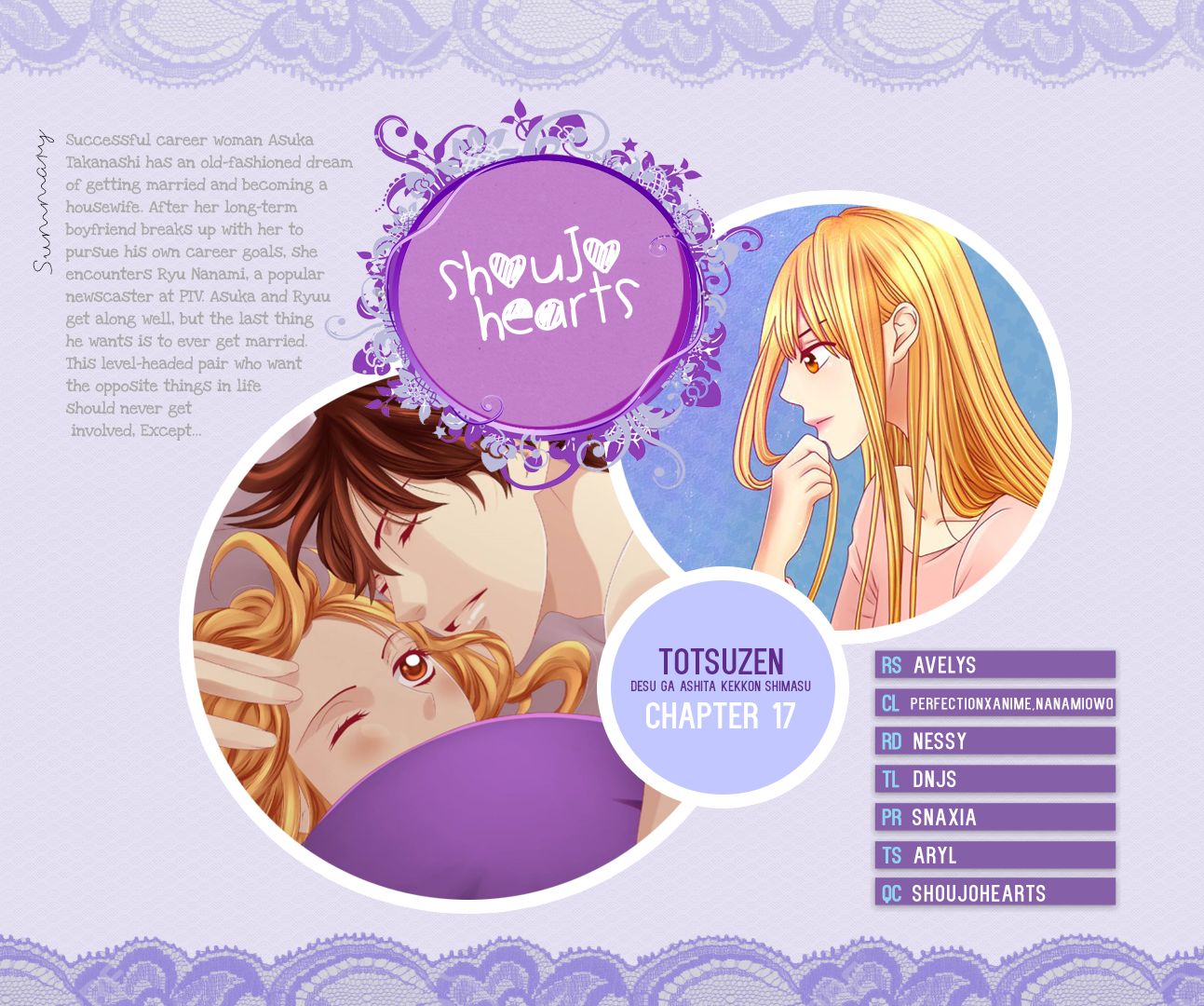 Totsuzen Desu ga, Ashita Kekkon Shimasu Chapter 17 page 1 - Chapter 17