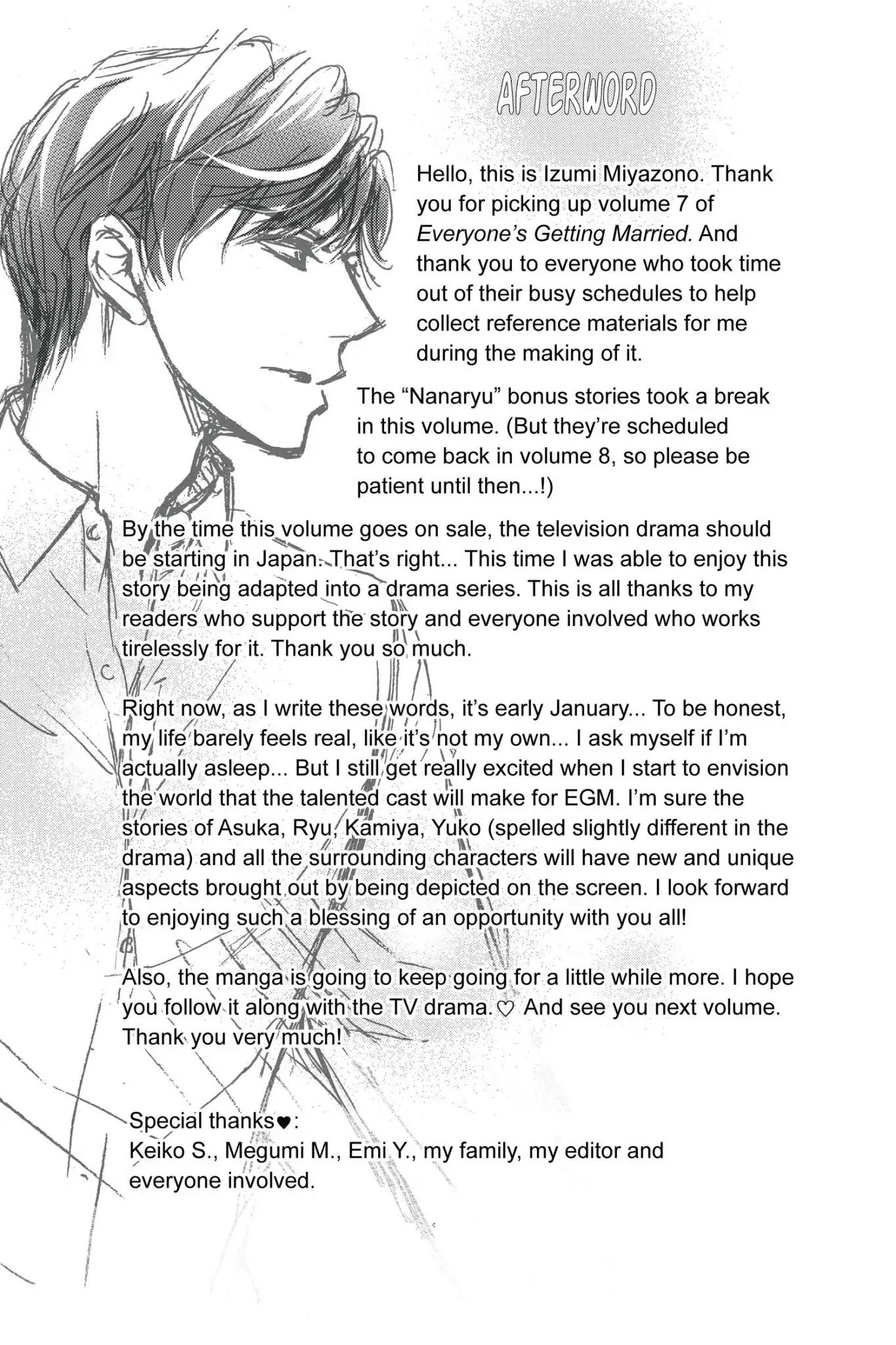 Totsuzen Desu ga, Ashita Kekkon Shimasu Chapter 34 page 38 - Chapter 34: Vol.7 Battle 34: Short absence quickens love; long absence kills it. - Honoré Gabriel Riqueti, Count of Mirabeau