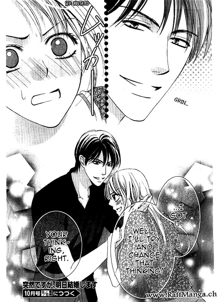 Totsuzen Desu ga, Ashita Kekkon Shimasu Chapter 5 page 35 - Chapter 5