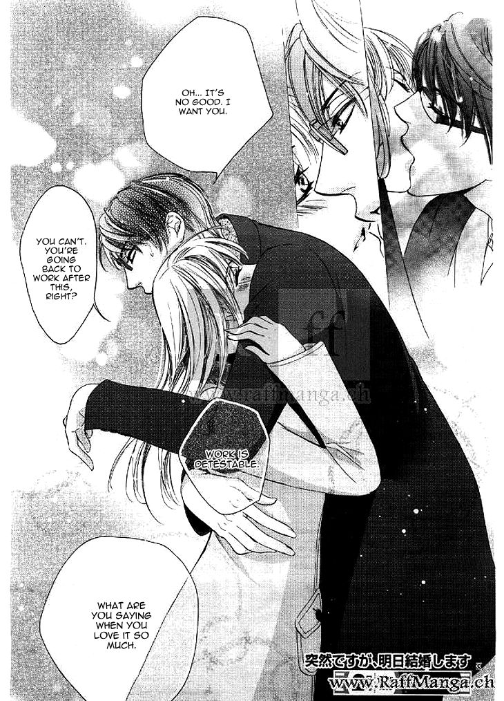 Totsuzen Desu ga, Ashita Kekkon Shimasu Chapter 9 page 33 - Chapter 9